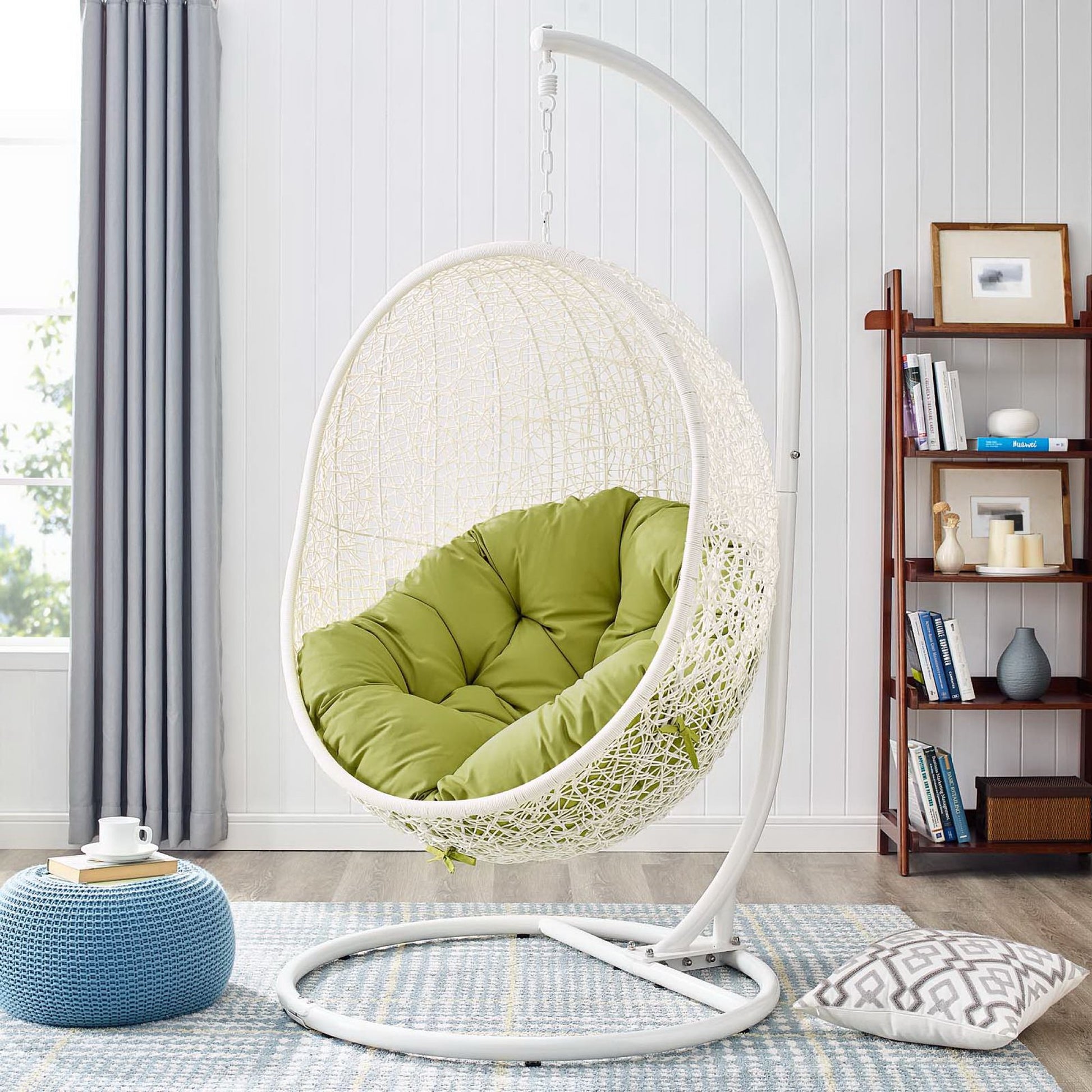 Hide Outdoor Patio Swing Chair With Stand by Modway - Best Buy Furniture