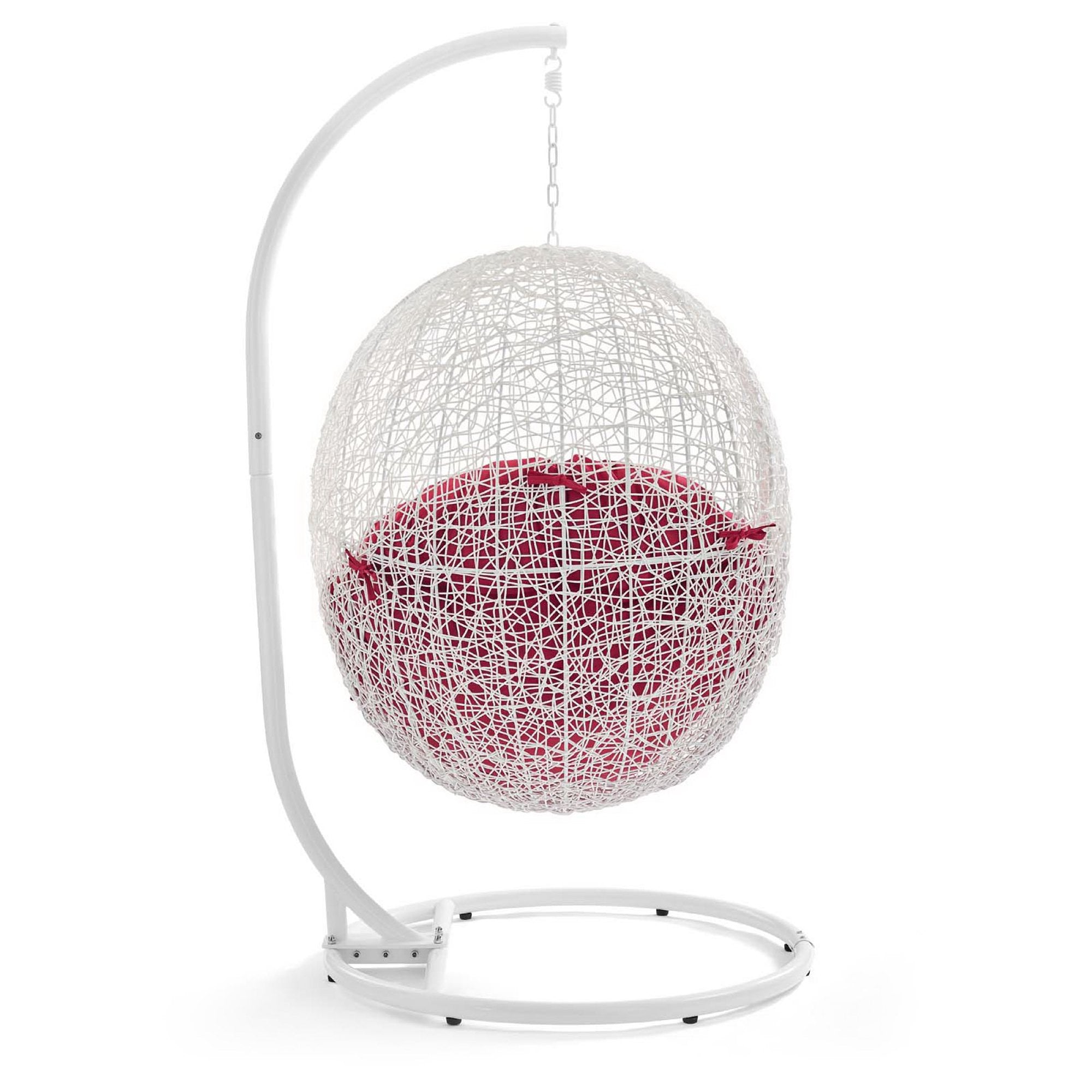 Hide Outdoor Patio Swing Chair With Stand by Modway