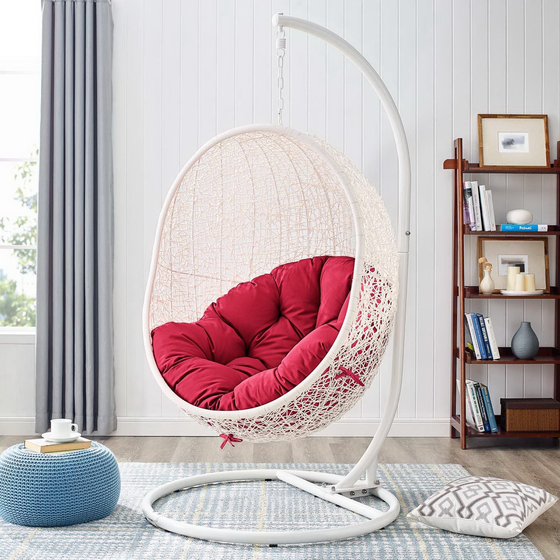 Hide Outdoor Patio Swing Chair With Stand by Modway - Best Buy Furniture
