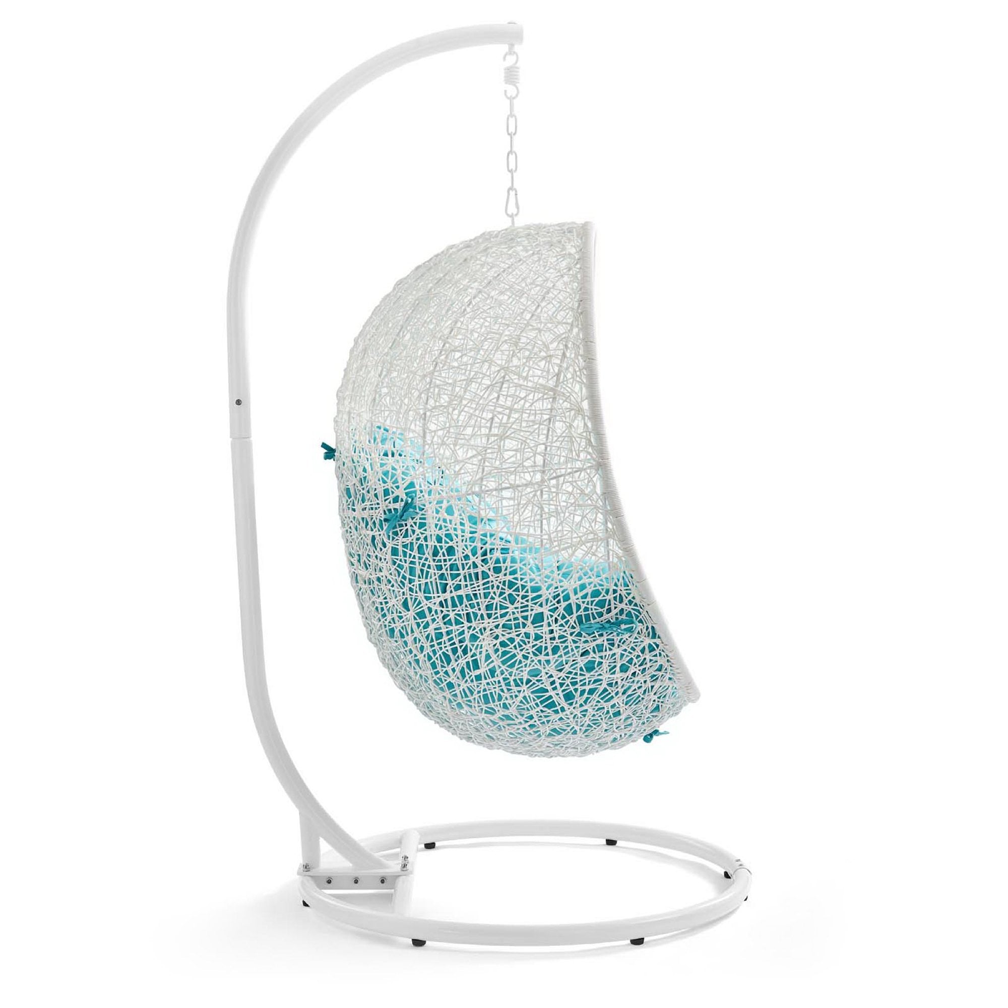 Hide Outdoor Patio Swing Chair With Stand by Modway