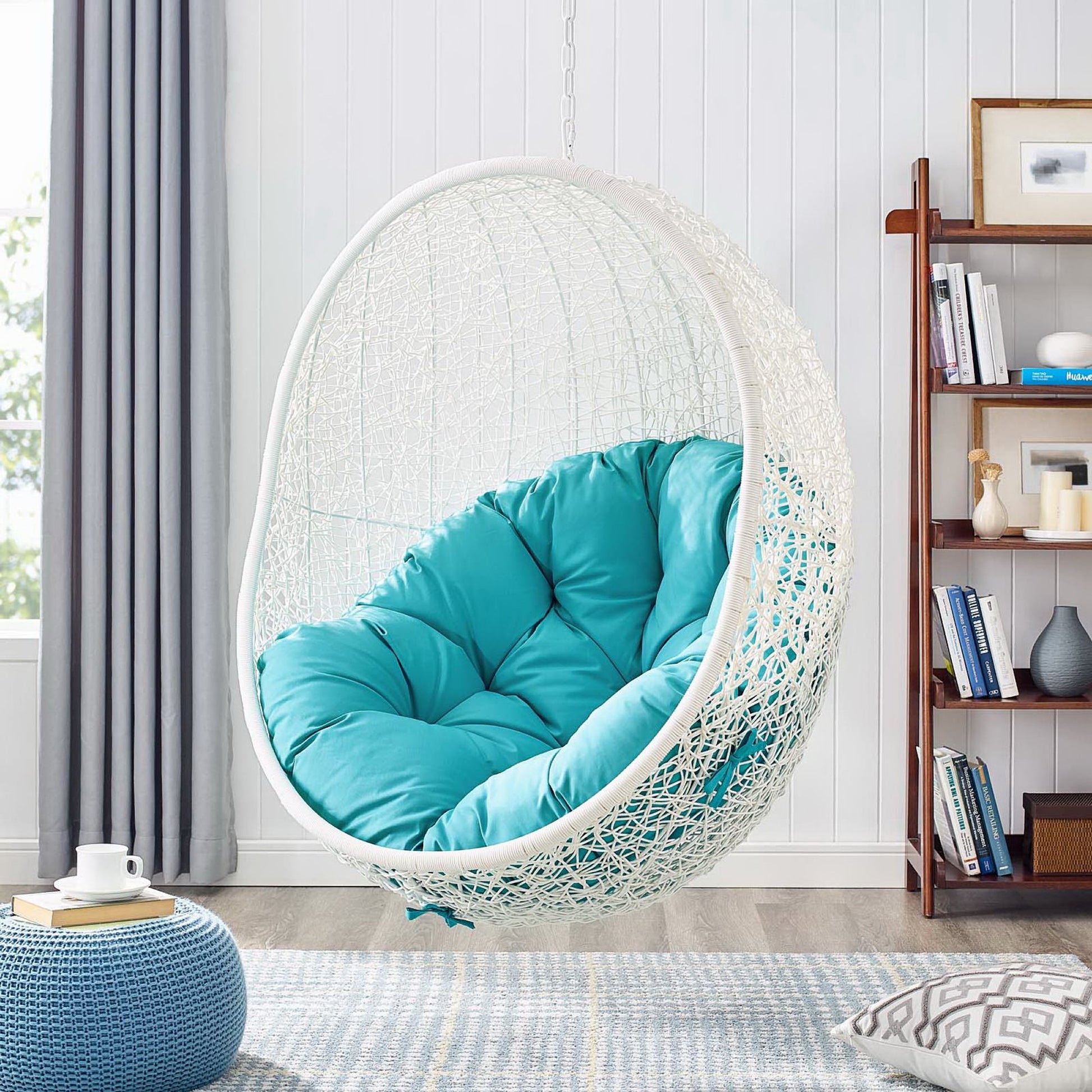 Hide Outdoor Patio Swing Chair With Stand by Modway - Best Buy Furniture