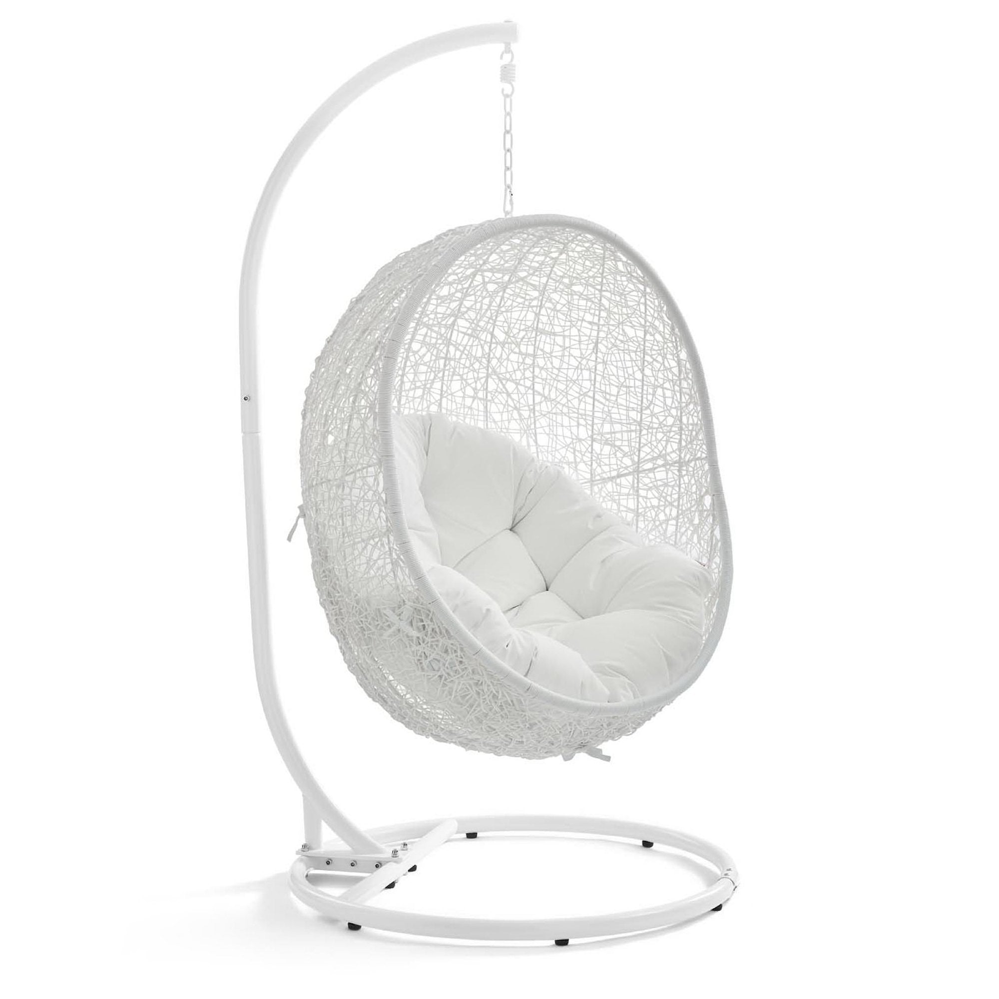 Hide Outdoor Patio Swing Chair With Stand by Modway