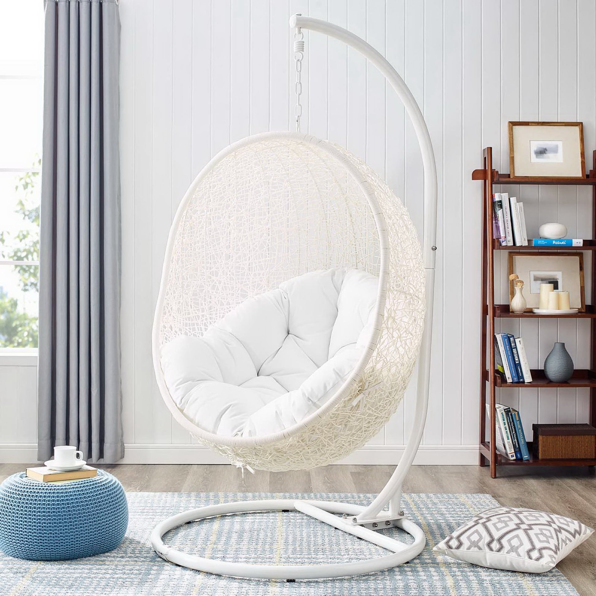 Hide Outdoor Patio Swing Chair With Stand by Modway - Best Buy Furniture