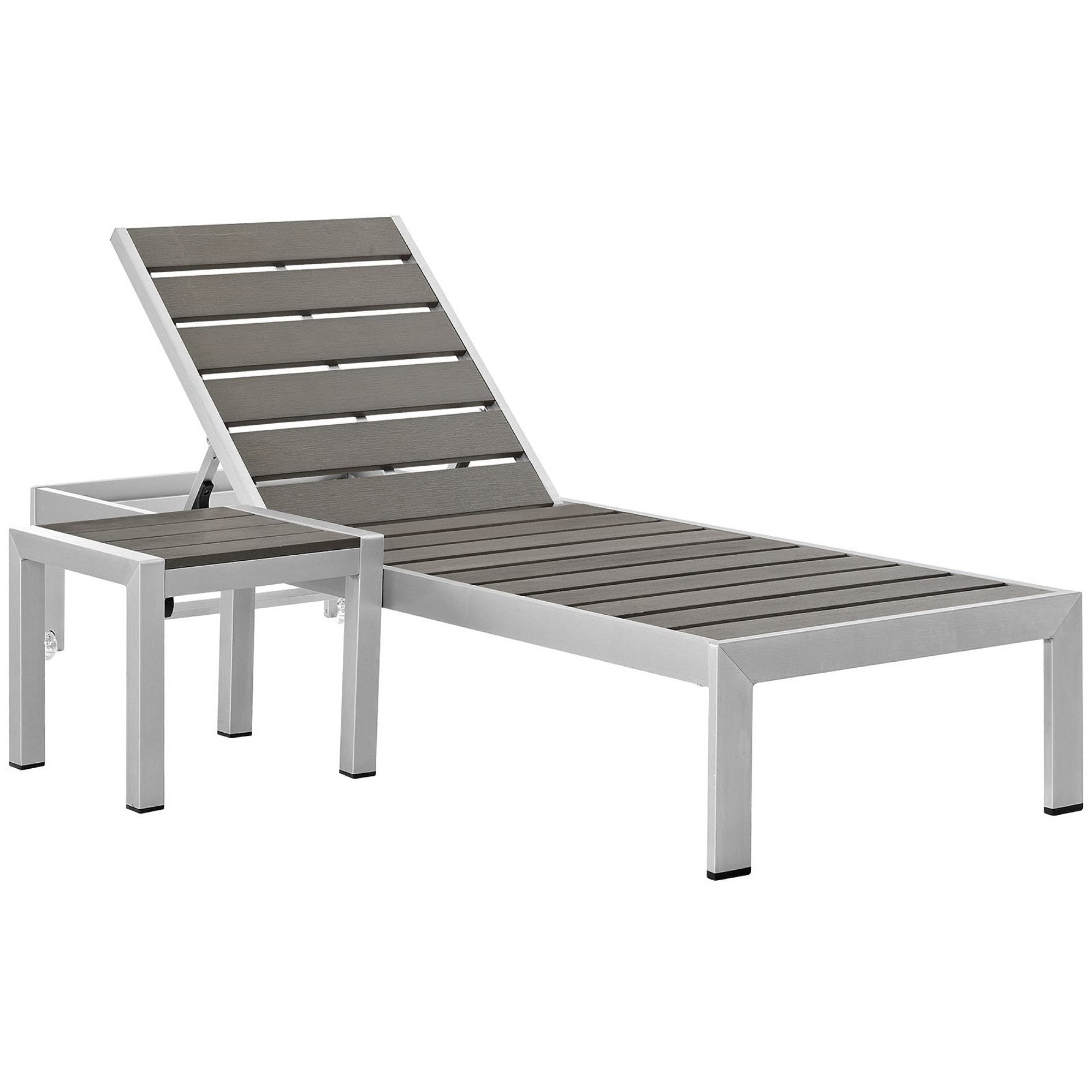 Shore 2 Piece Outdoor Patio Aluminum Set by Modway - Best Buy Furniture