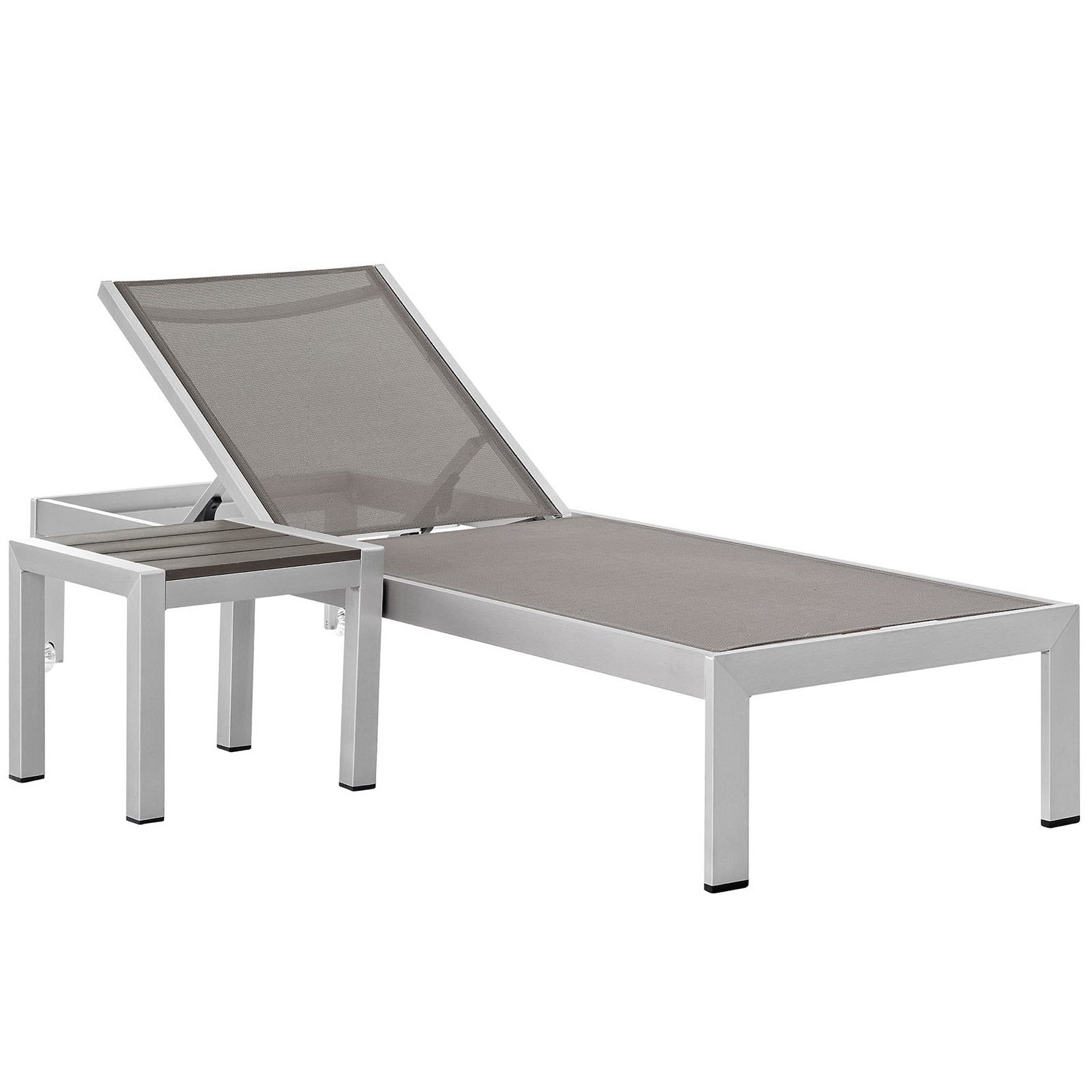 Shore 2 Piece Outdoor Patio Aluminum Set by Modway - Best Buy Furniture