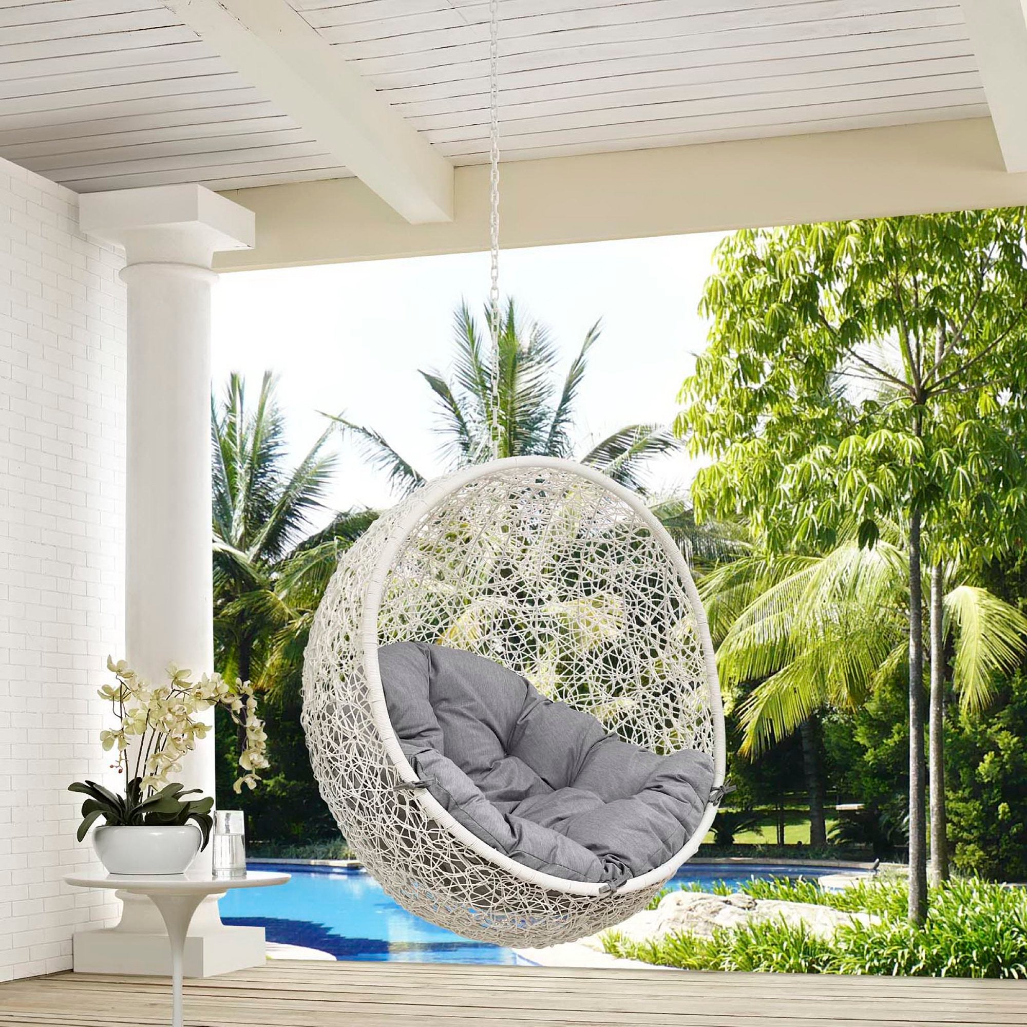 Hide Outdoor Patio Swing Chair Without Stand by Modway - Best Buy Furniture