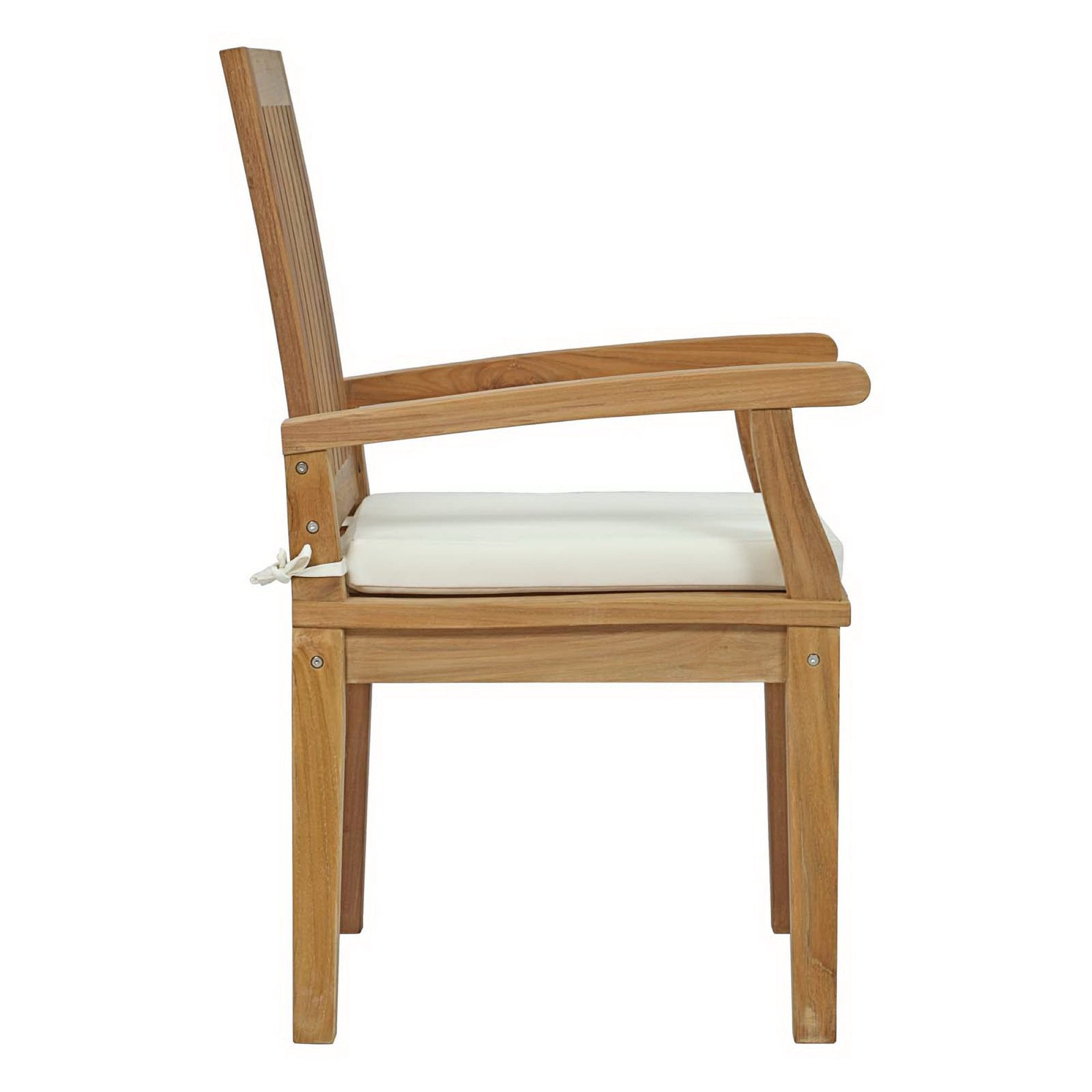 Marina Outdoor Patio Teak Dining Chair by Modway - Best Buy Furniture