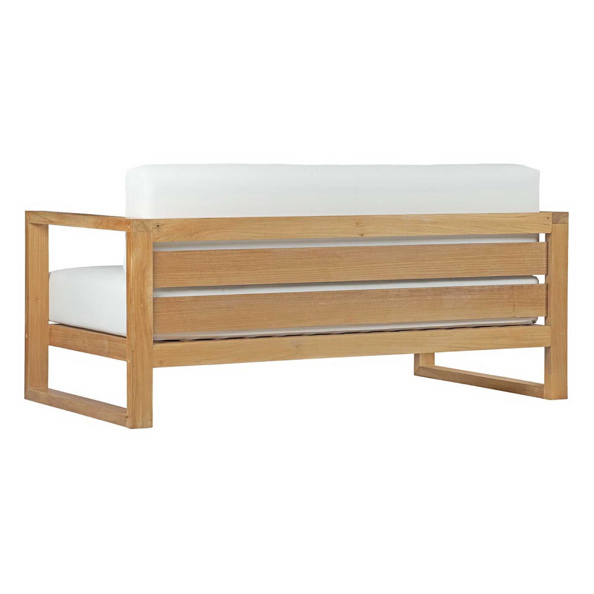 Upland Outdoor Patio Teak Sofa by Modway - Best Buy Furniture