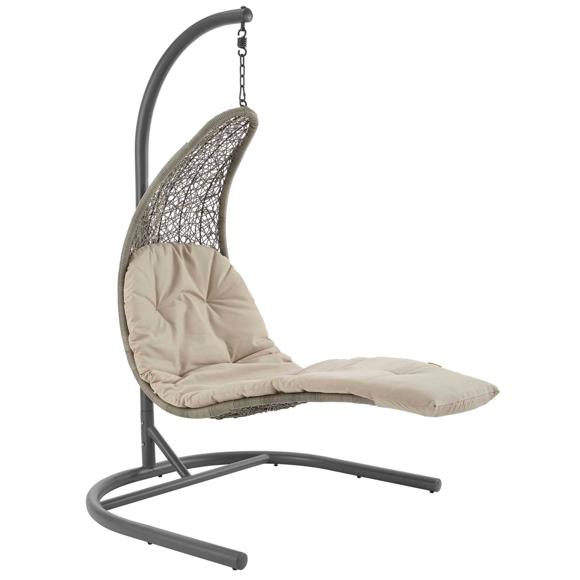 Landscape Hanging Chaise Lounge Outdoor Patio Swing Chair by Modway - Best Buy Furniture