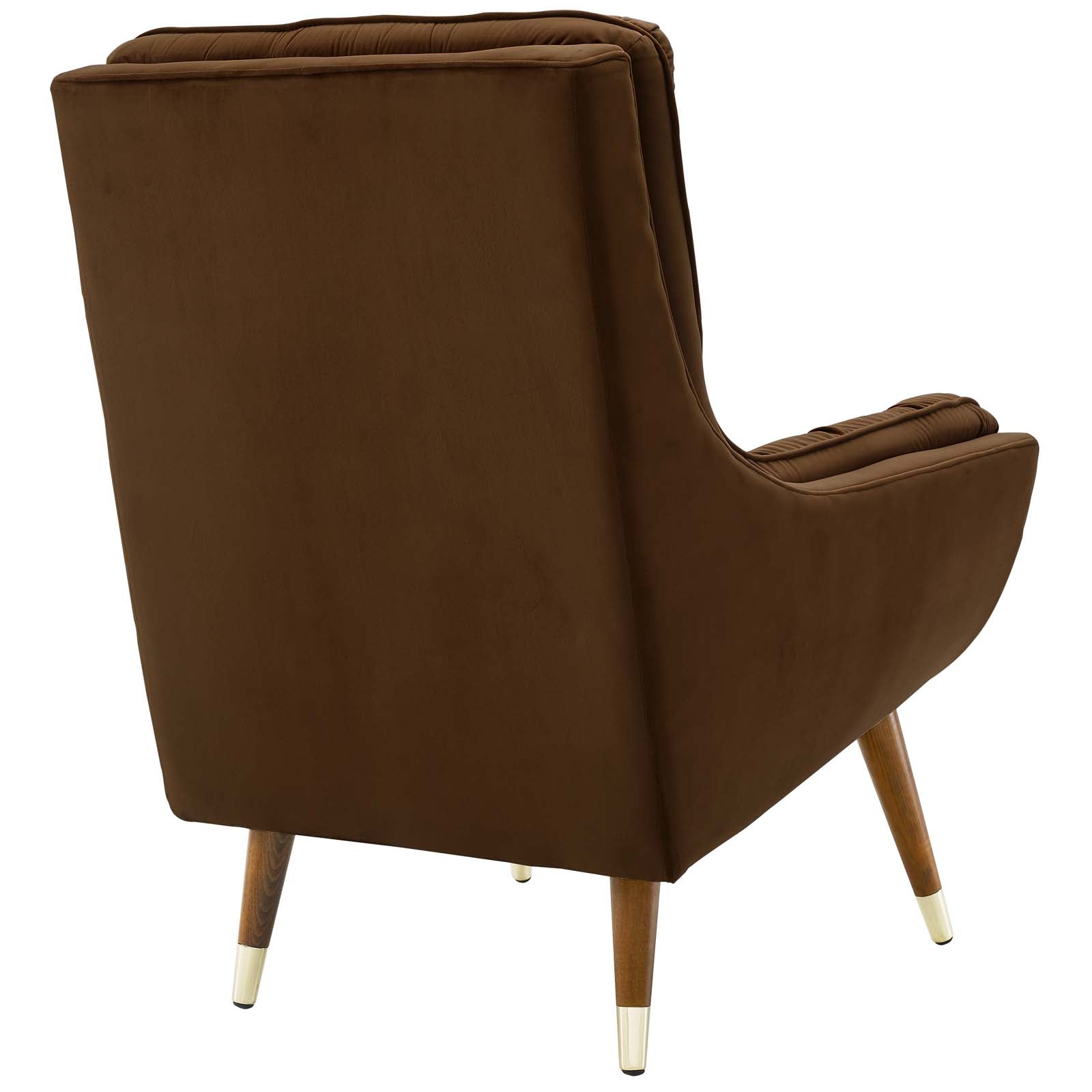 Suggest Button Tufted Performance Velvet Lounge Chair - Best Buy Furniture