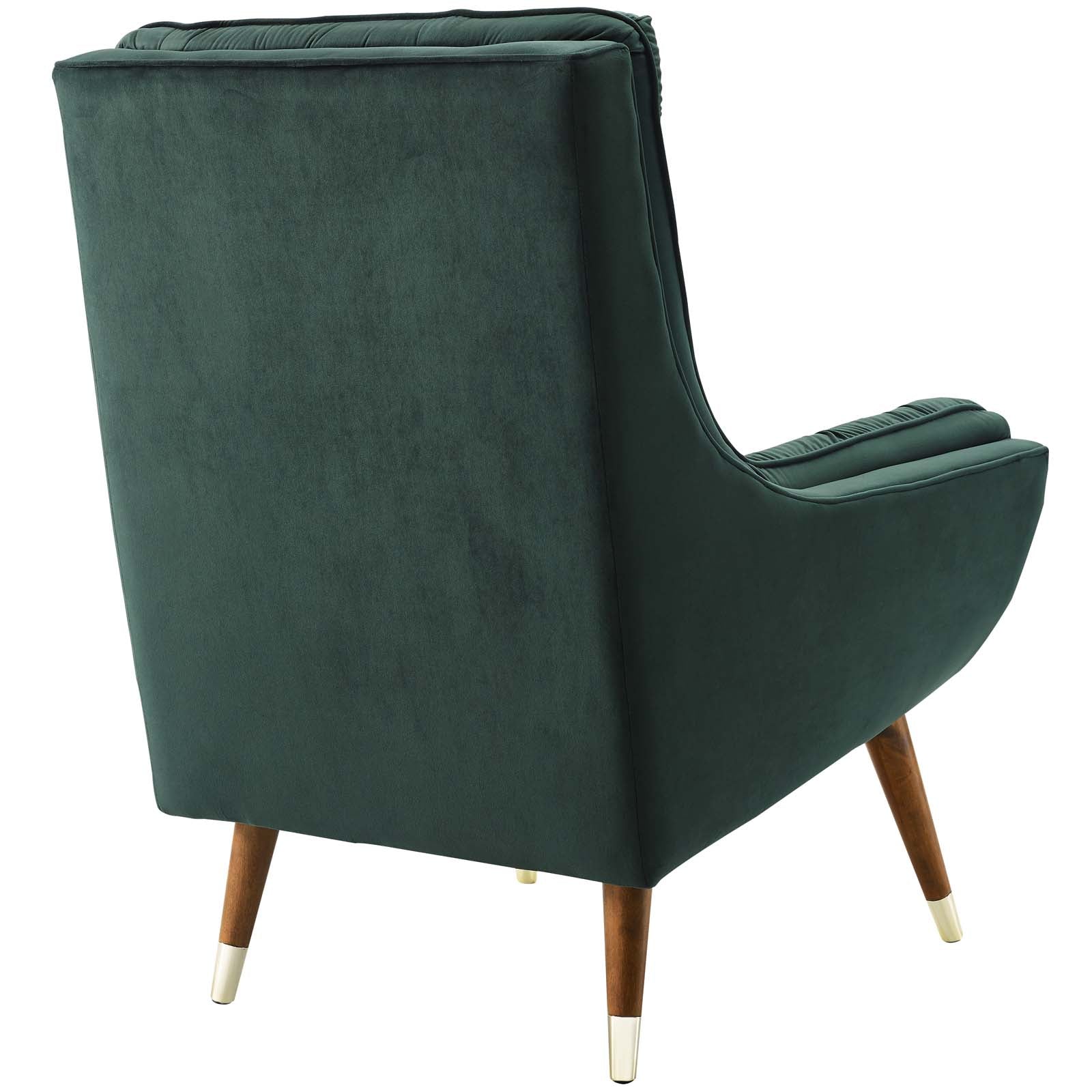 Suggest Button Tufted Performance Velvet Lounge Chair - Best Buy Furniture