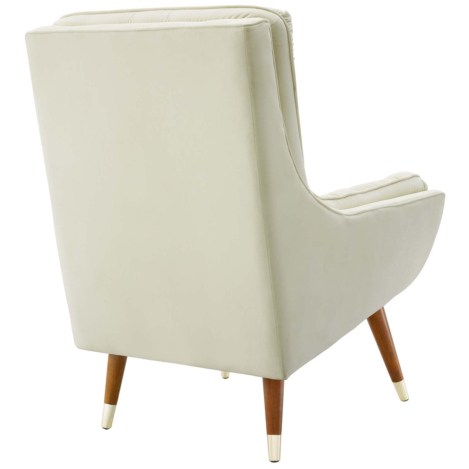 Suggest Button Tufted Performance Velvet Lounge Chair - Best Buy Furniture