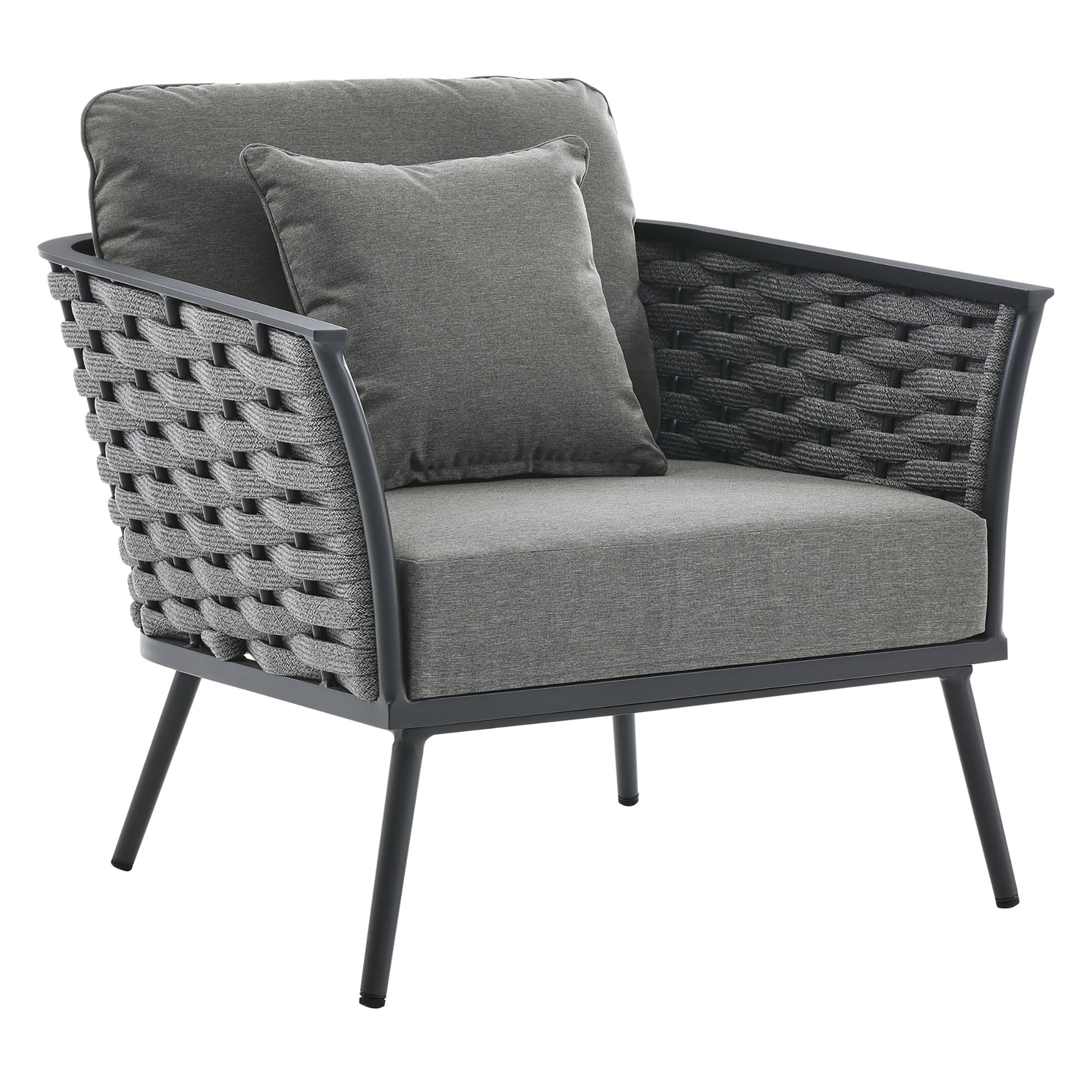 Stance Outdoor Patio Aluminum Armchair by Modway - Best Buy Furniture