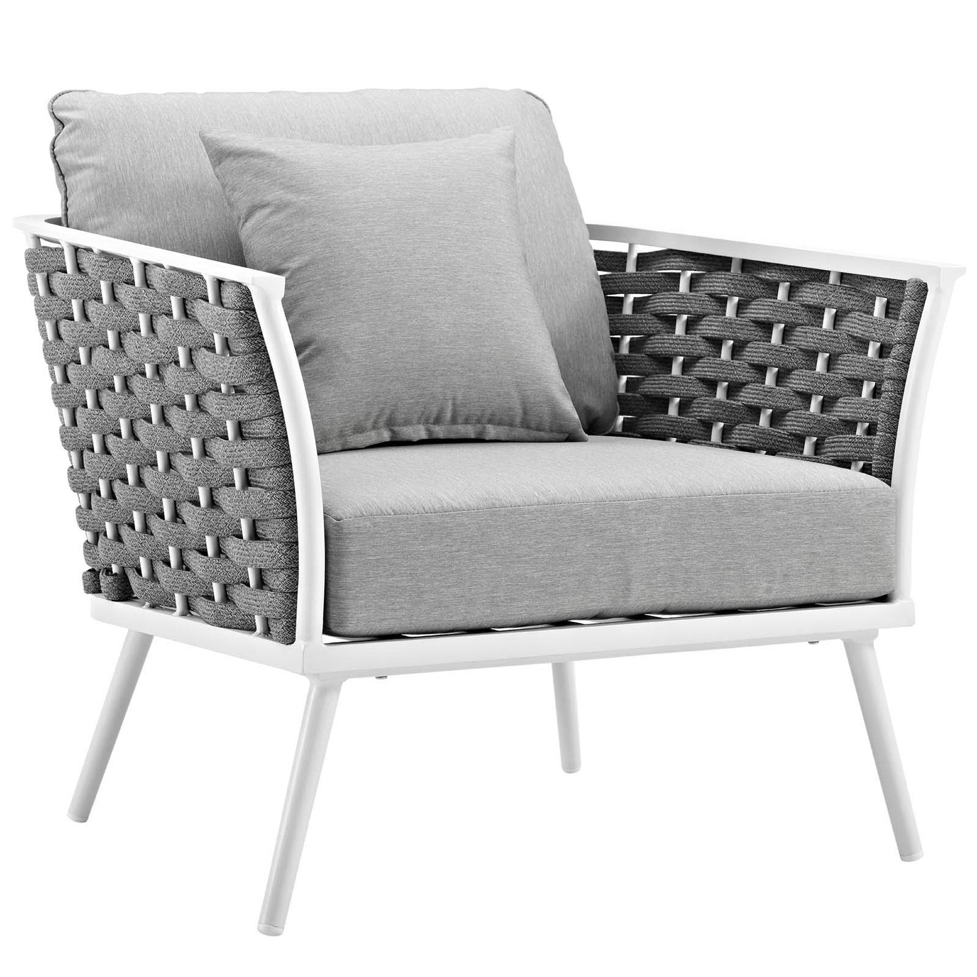 Stance Outdoor Patio Aluminum Armchair by Modway - Best Buy Furniture
