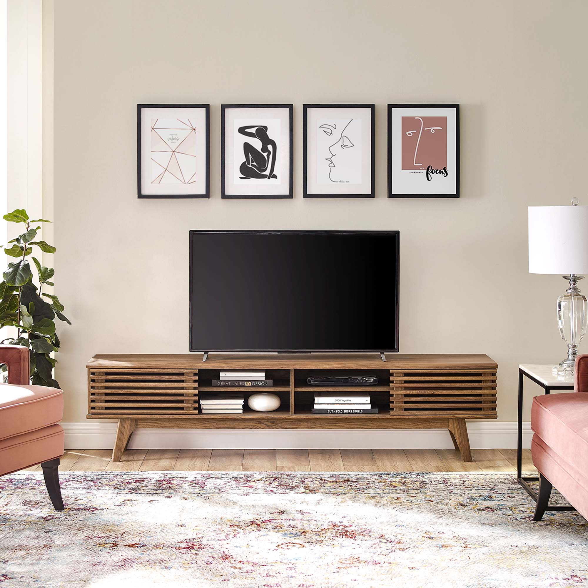 Render 70" Entertainment Center TV Stand - Best Buy Furniture