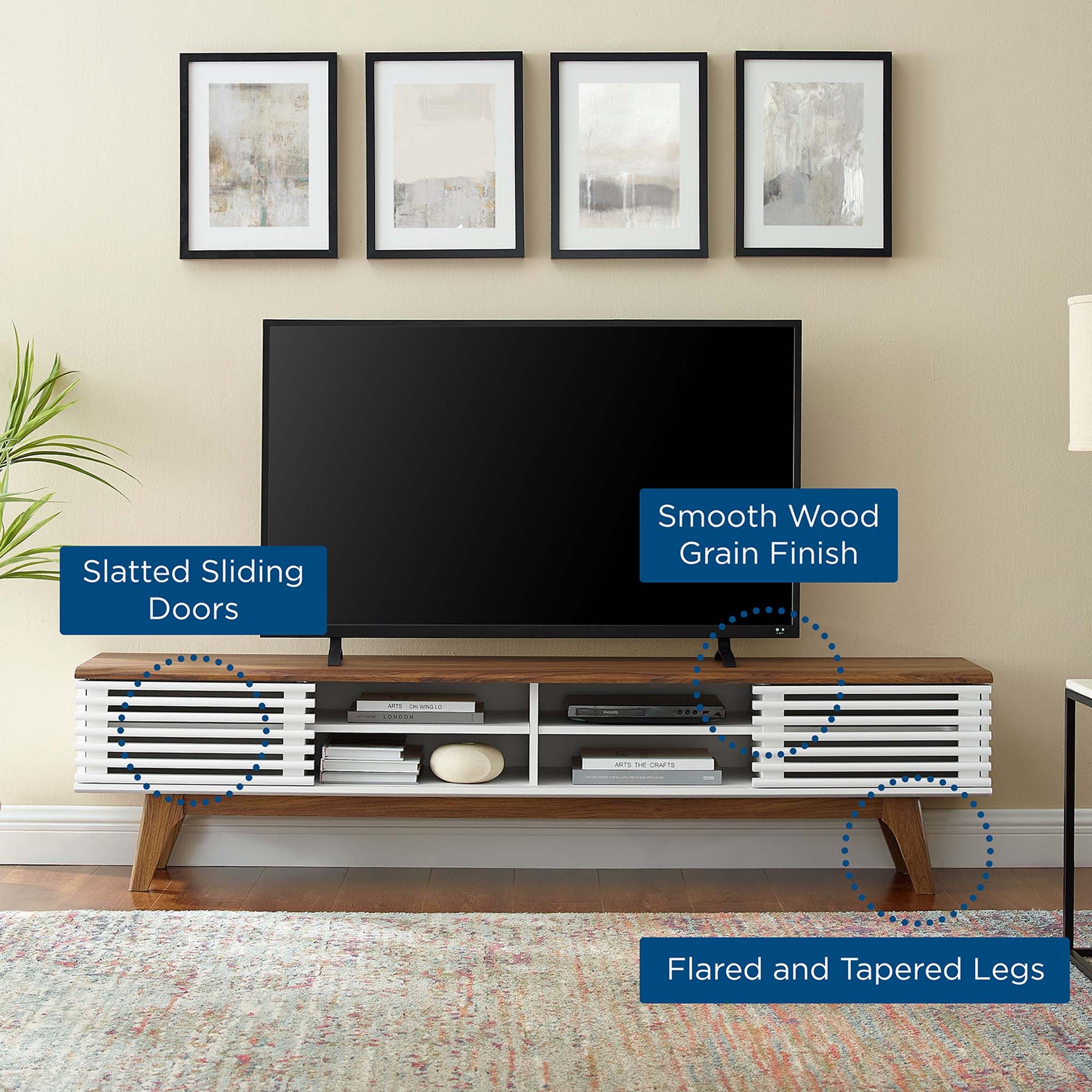 Render 70" Entertainment Center TV Stand - Best Buy Furniture