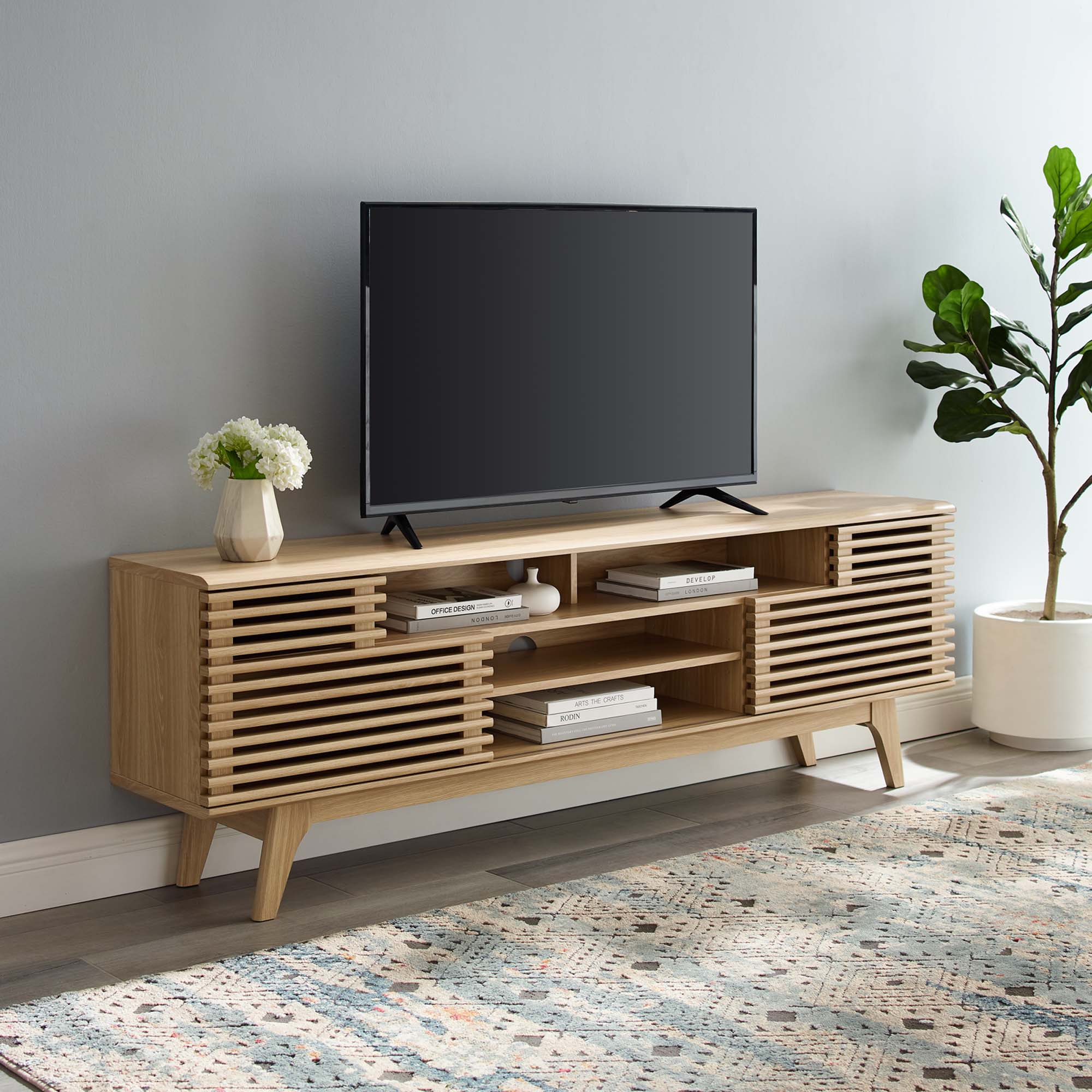 Render 71" Media Console TV Stand - Best Buy Furniture