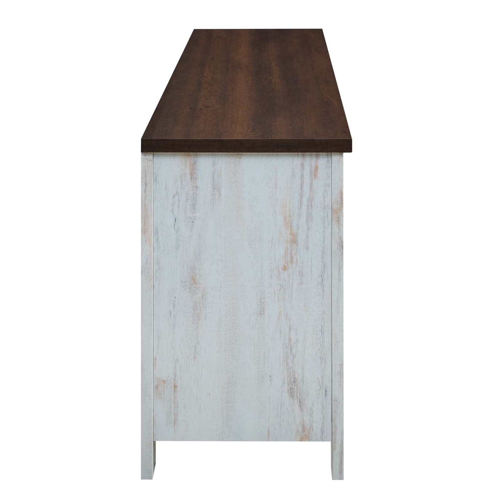 Bennington 71" Rustic Sliding Door TV Stand - Best Buy Furniture