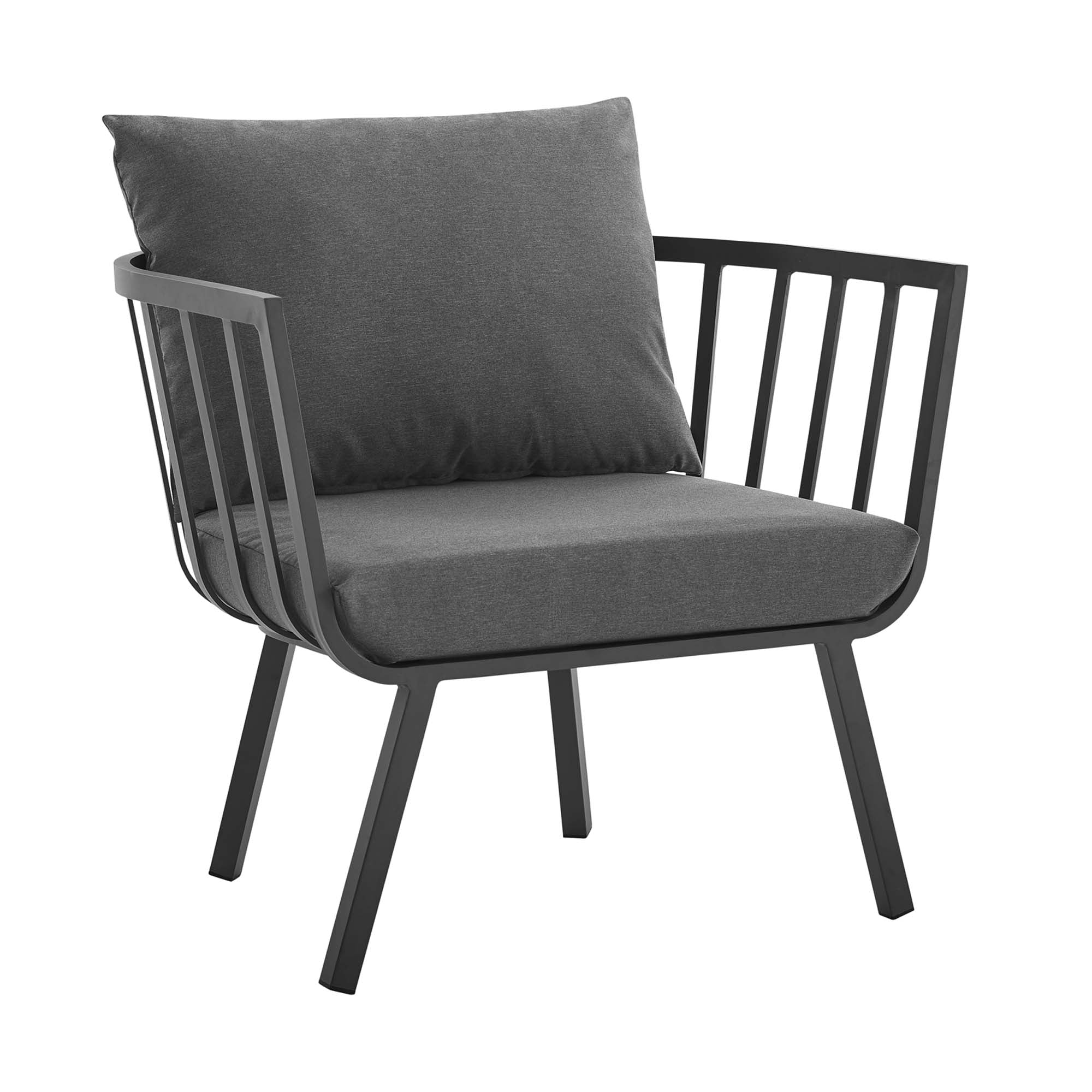 Riverside Outdoor Patio Aluminum Armchair by Modway - Best Buy Furniture