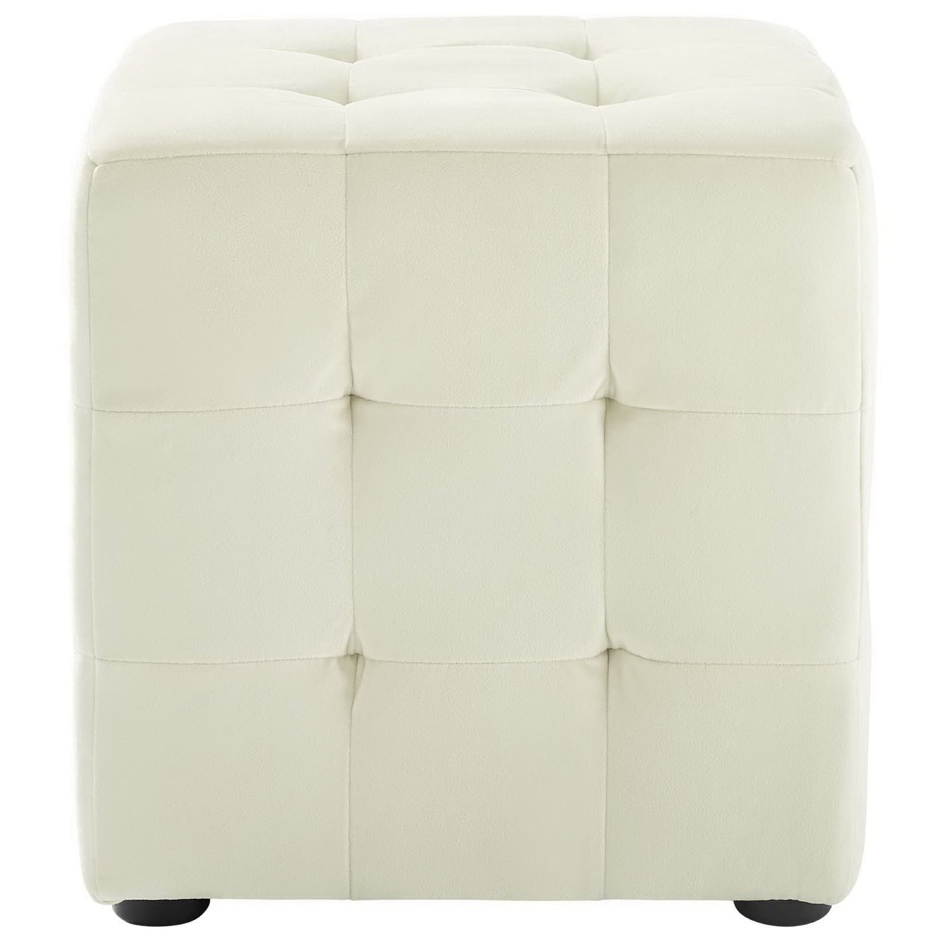 Contour Tufted Cube Performance Velvet Ottoman by Modway - Best Buy Furniture
