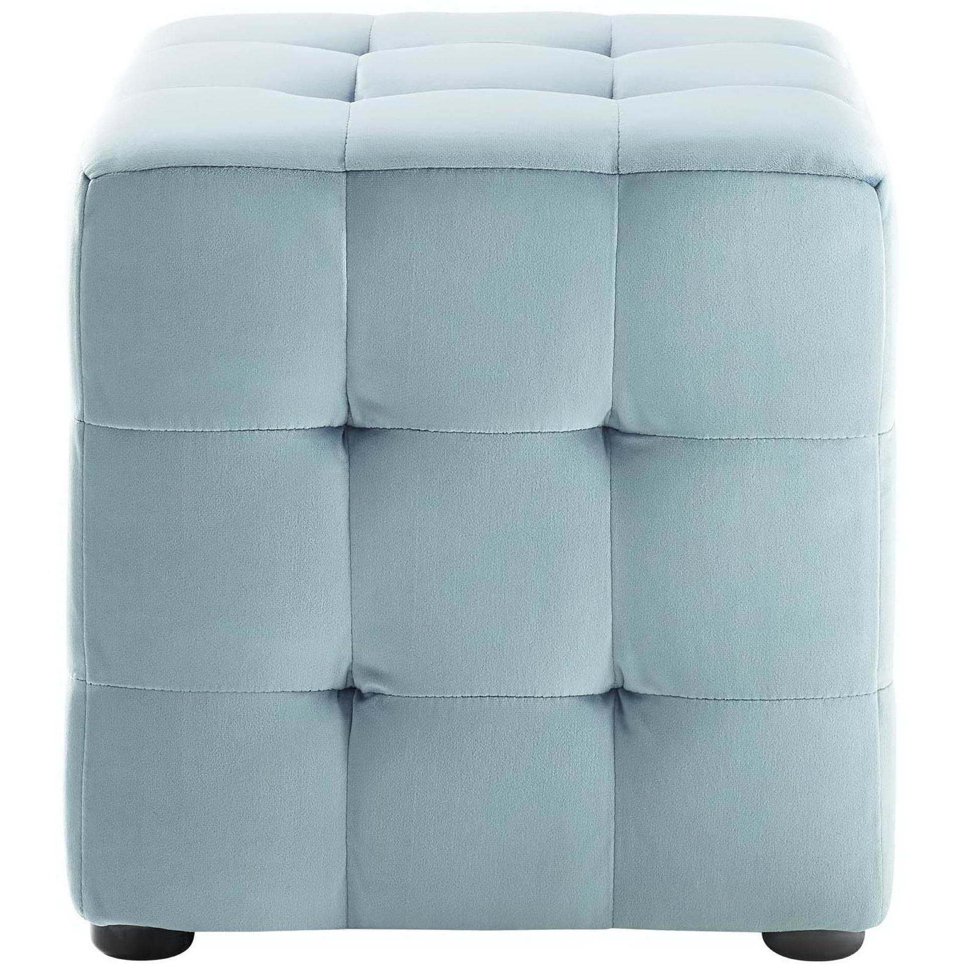 Contour Tufted Cube Performance Velvet Ottoman by Modway - Best Buy Furniture
