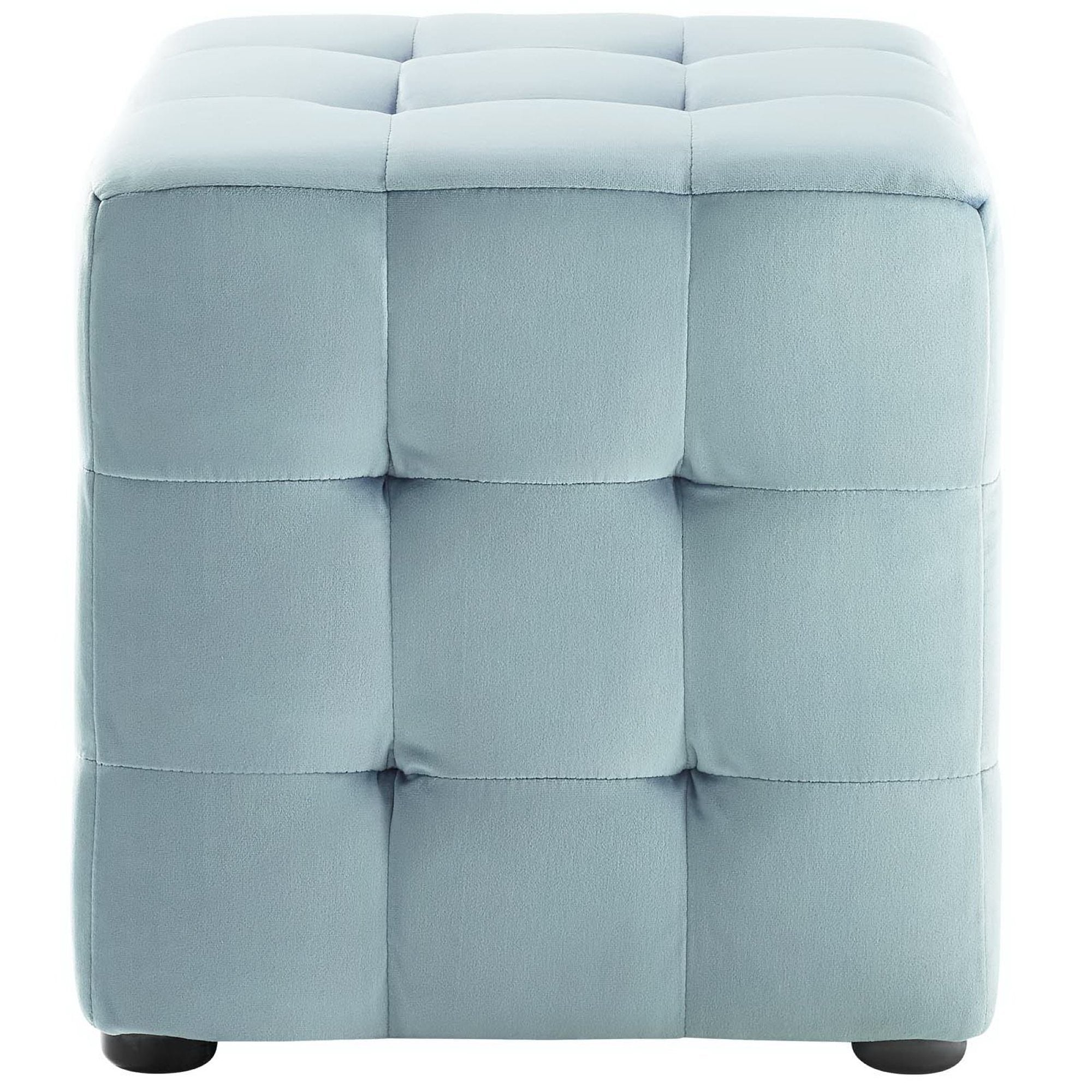 Contour Tufted Cube Performance Velvet Ottoman by Modway - Best Buy Furniture