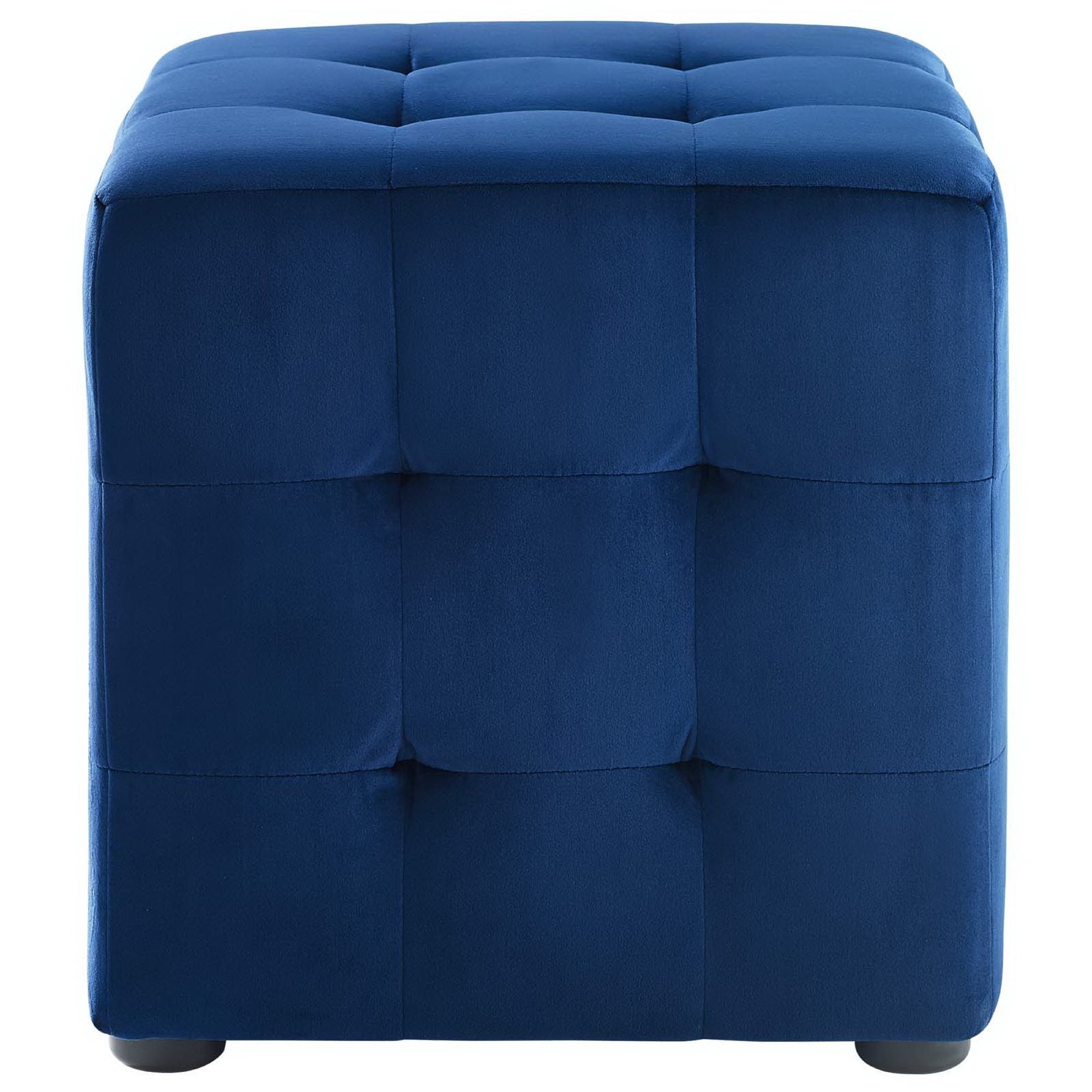 Contour Tufted Cube Performance Velvet Ottoman by Modway - Best Buy Furniture