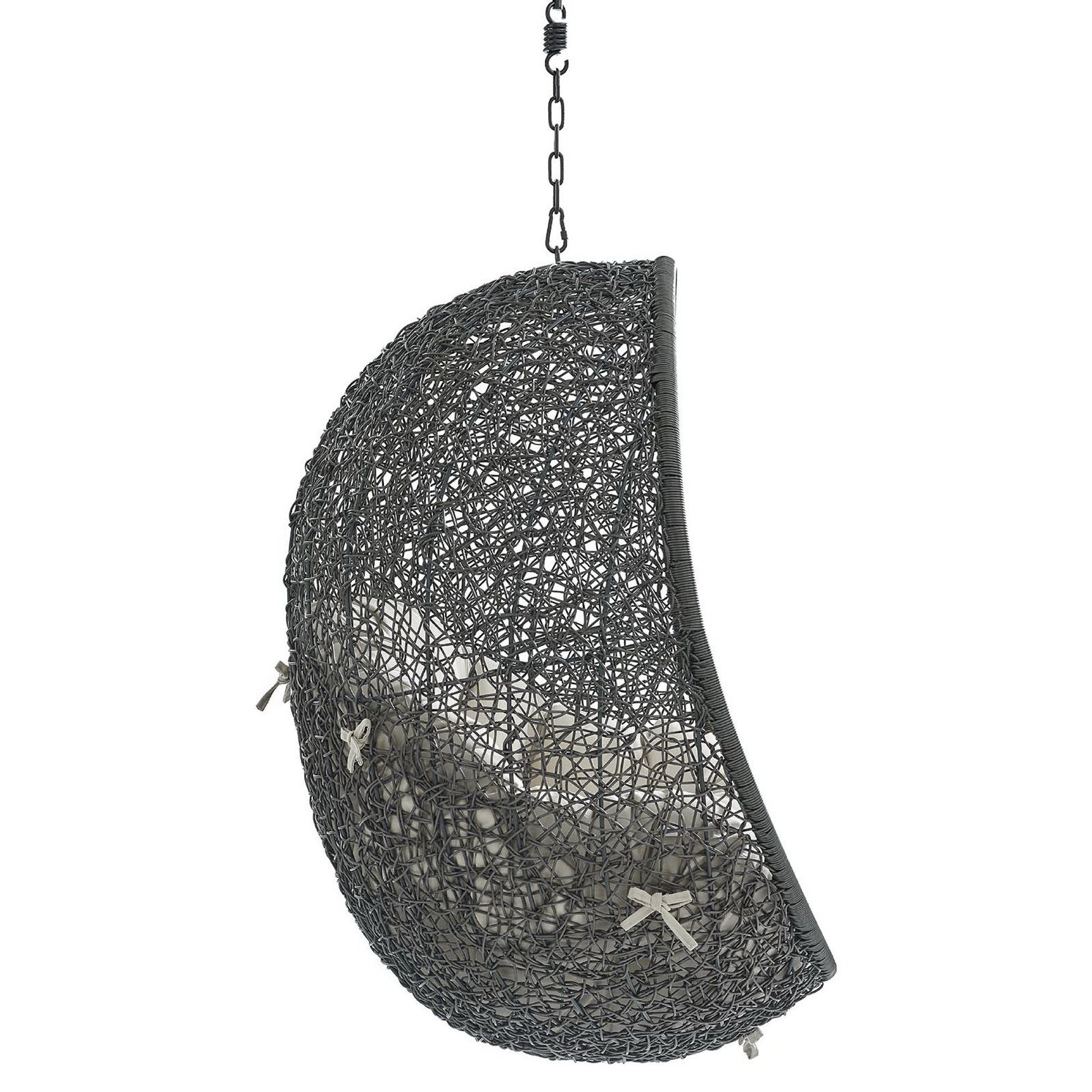 Hide Sunbrella� Fabric Swing Outdoor Patio Lounge Chair Without Stand by Modway - Best Buy Furniture