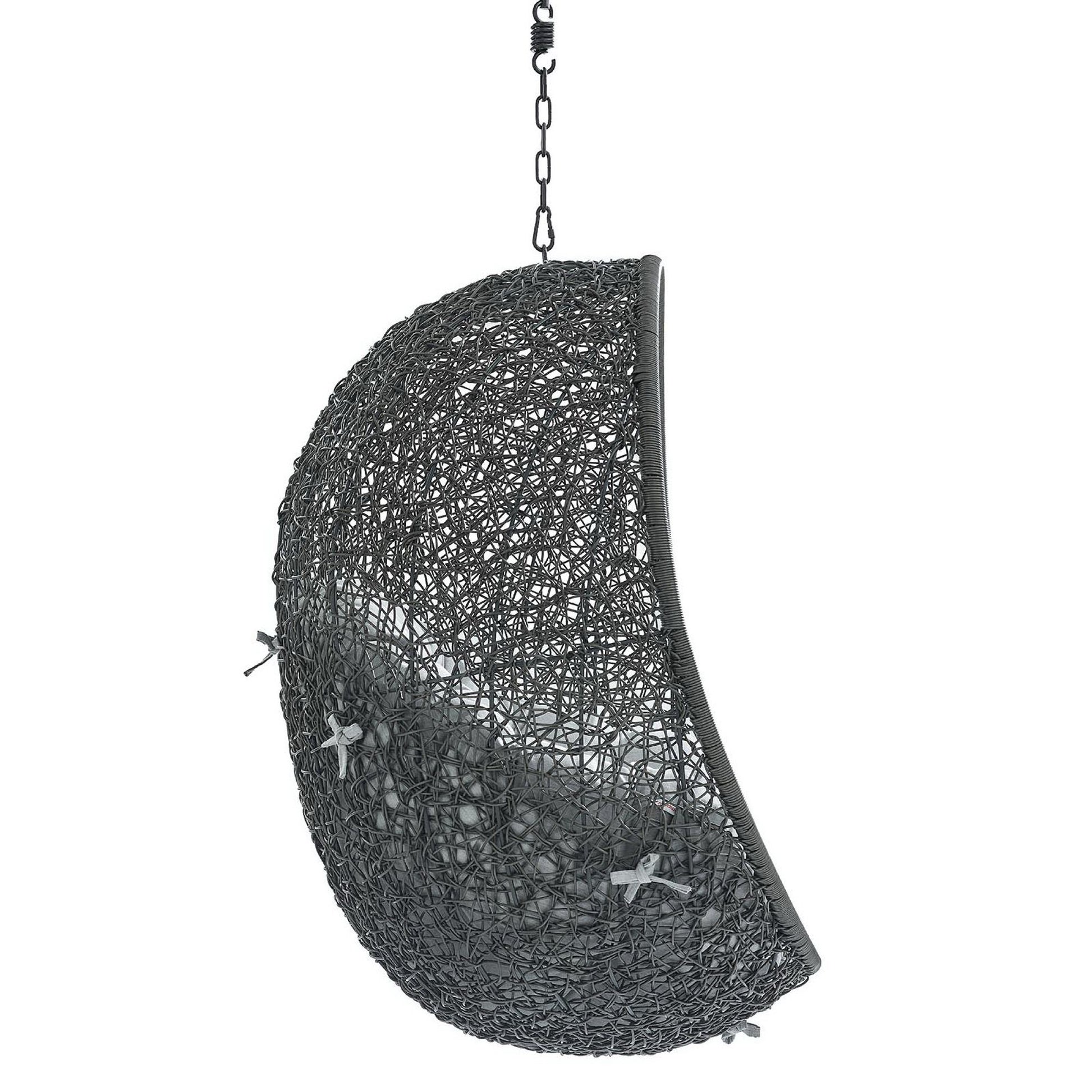 Hide Sunbrella� Fabric Swing Outdoor Patio Lounge Chair Without Stand by Modway - Best Buy Furniture