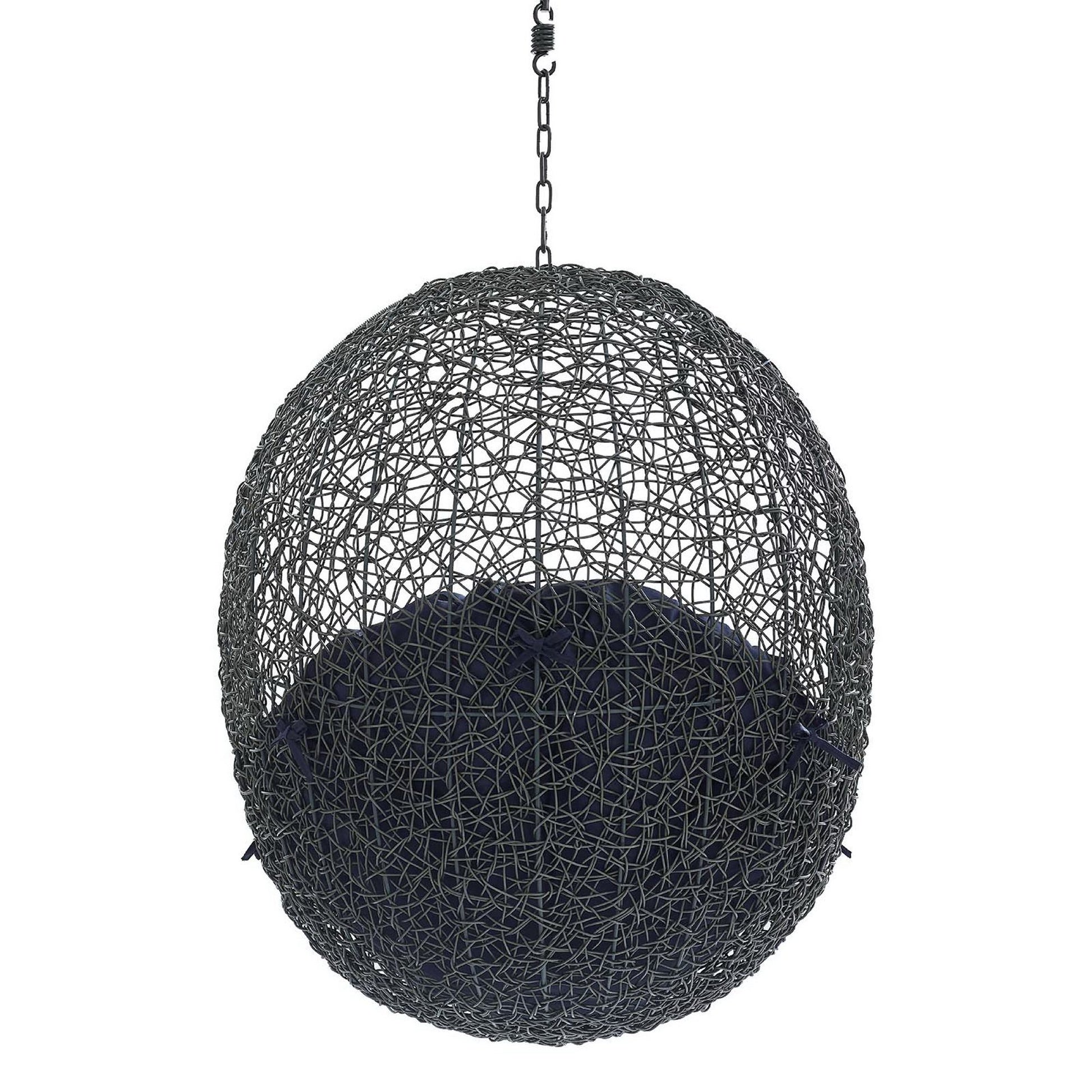 Hide Sunbrella� Fabric Swing Outdoor Patio Lounge Chair Without Stand by Modway - Best Buy Furniture