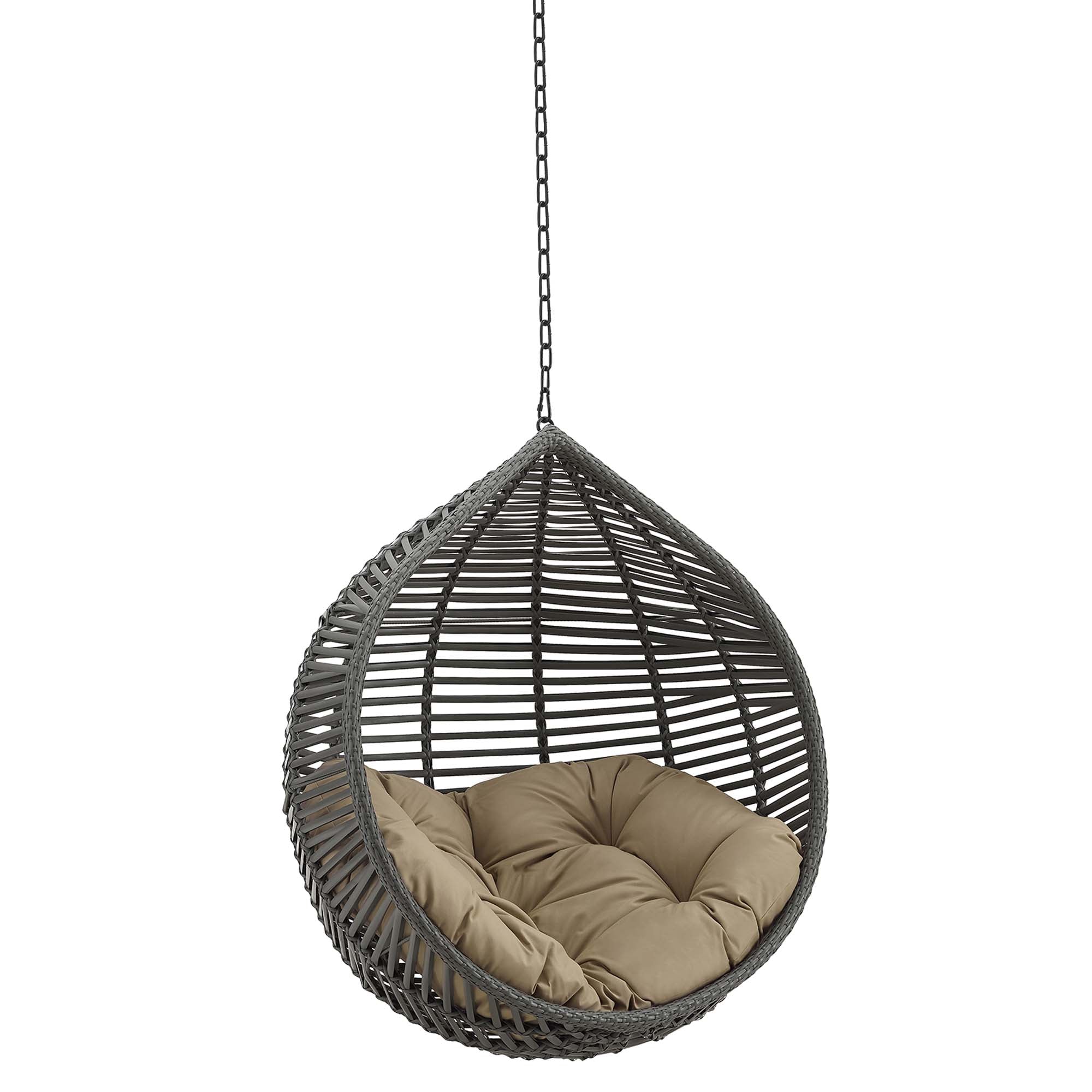 Garner Teardrop Outdoor Patio Swing Chair Without Stand by Modway - Best Buy Furniture