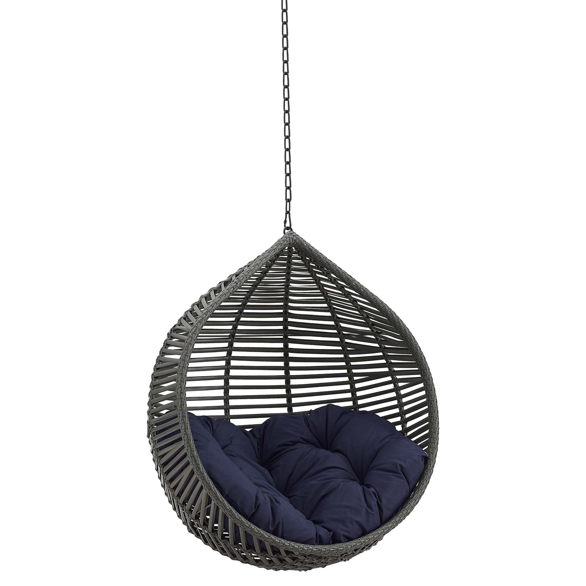 Garner Teardrop Outdoor Patio Swing Chair Without Stand by Modway - Best Buy Furniture