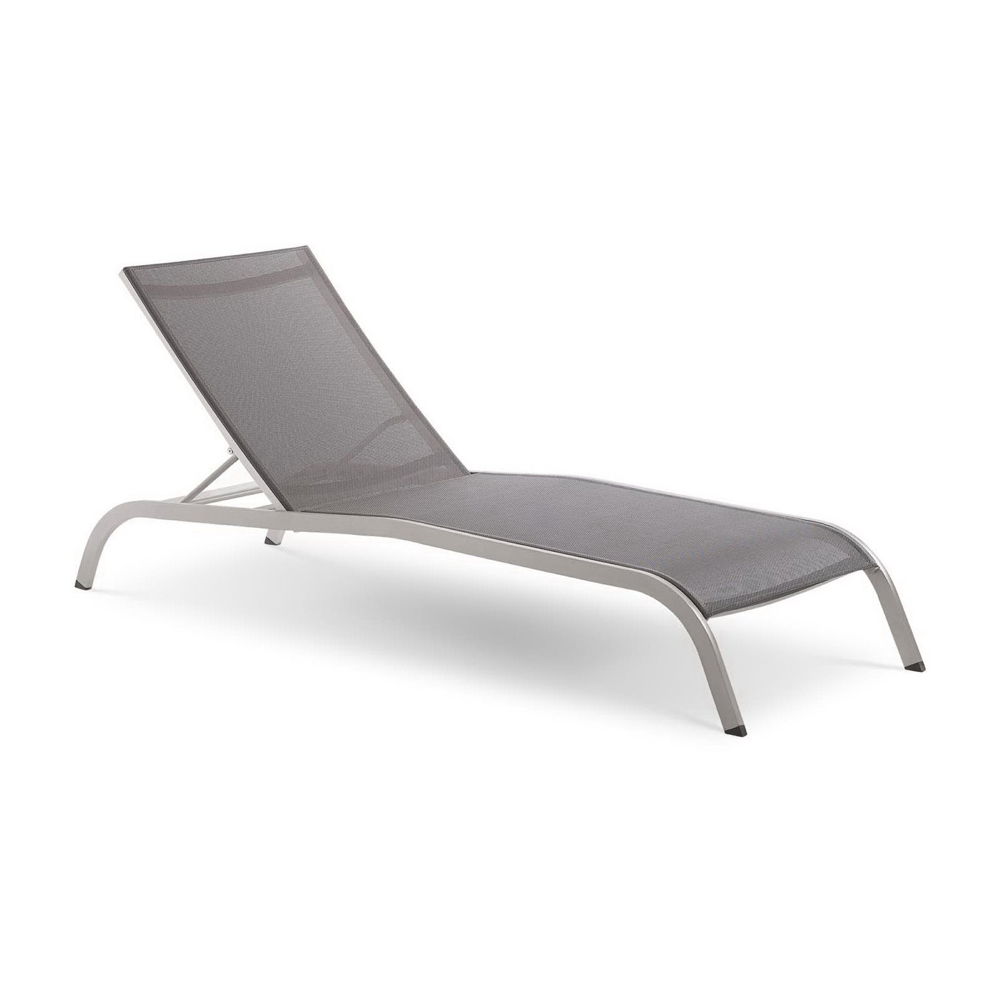 Savannah Mesh Chaise Outdoor Patio Aluminum Lounge Chair by Modway - Best Buy Furniture