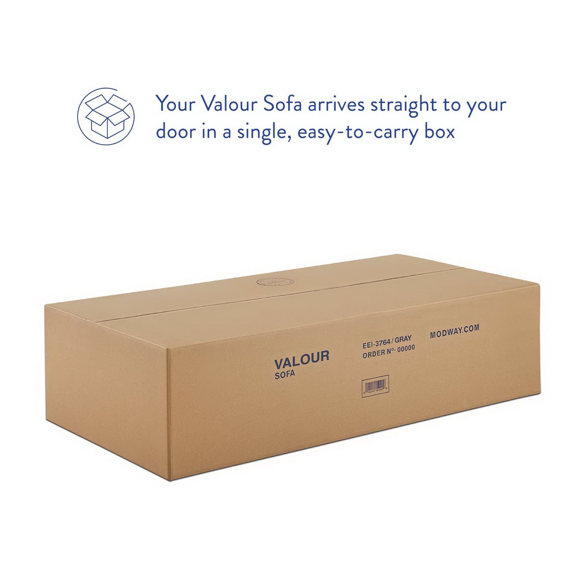 Valour Performance Velvet Sofa by Modway - Best Buy Furniture