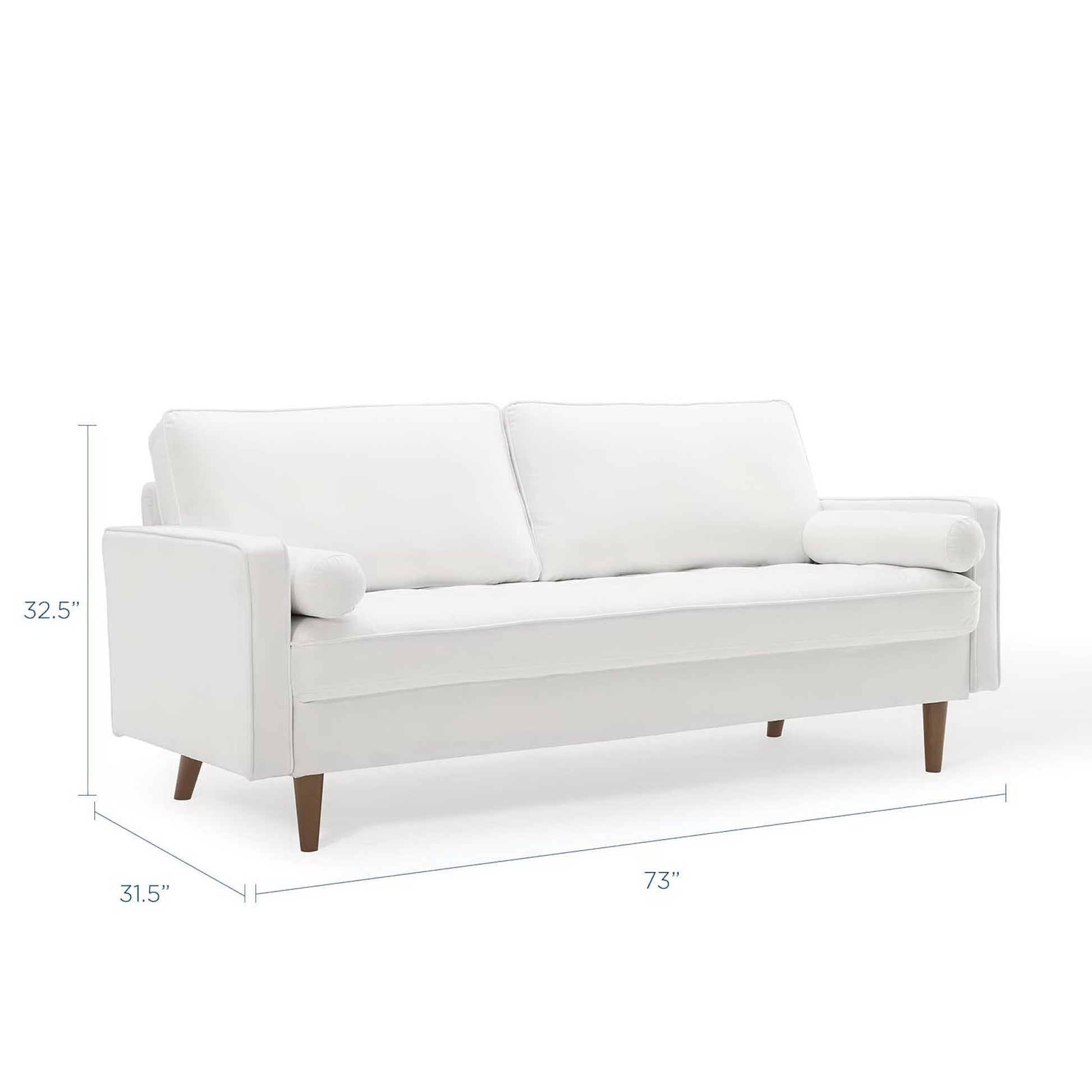 Valour Performance Velvet Sofa by Modway - Best Buy Furniture