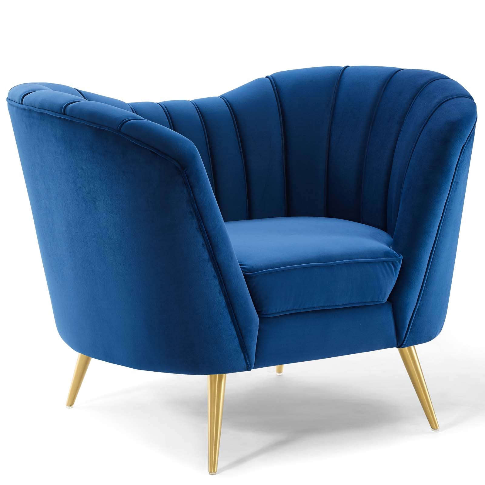 Opportunity Performance Velvet Armchair - Best Buy Furniture
