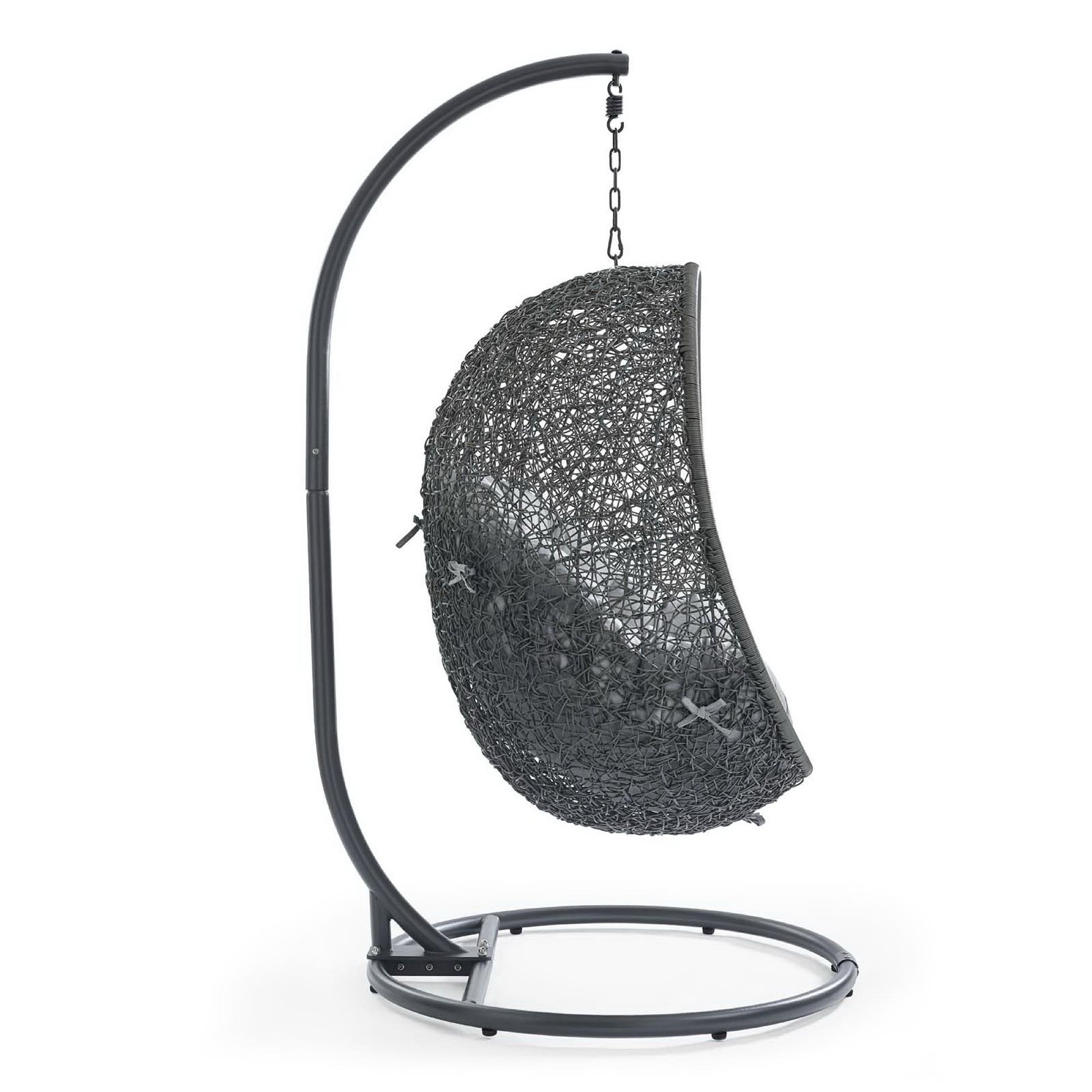 Hide Outdoor Patio Sunbrella� Swing Chair With Stand by Modway - Best Buy Furniture