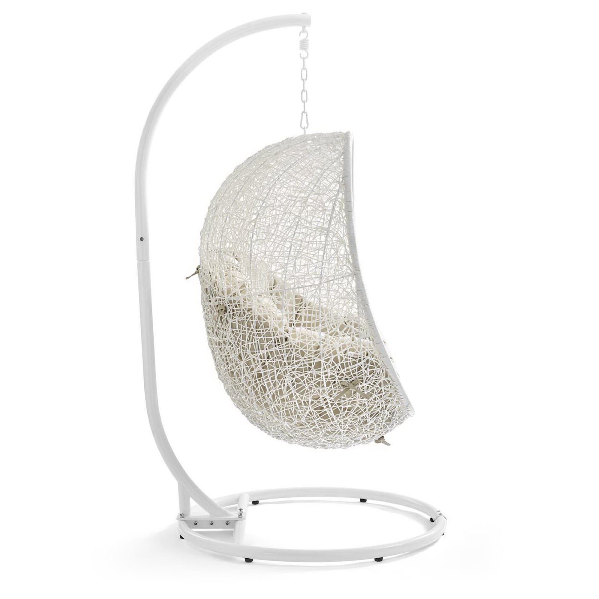 Hide Outdoor Patio Sunbrella� Swing Chair With Stand by Modway - Best Buy Furniture