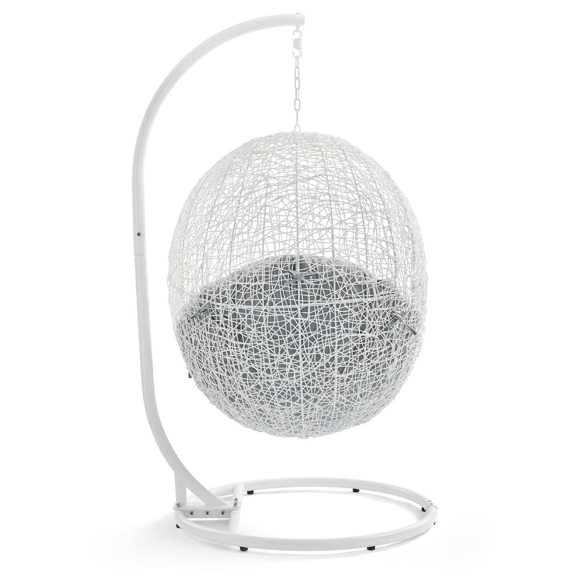 Hide Outdoor Patio Sunbrella� Swing Chair With Stand by Modway - Best Buy Furniture
