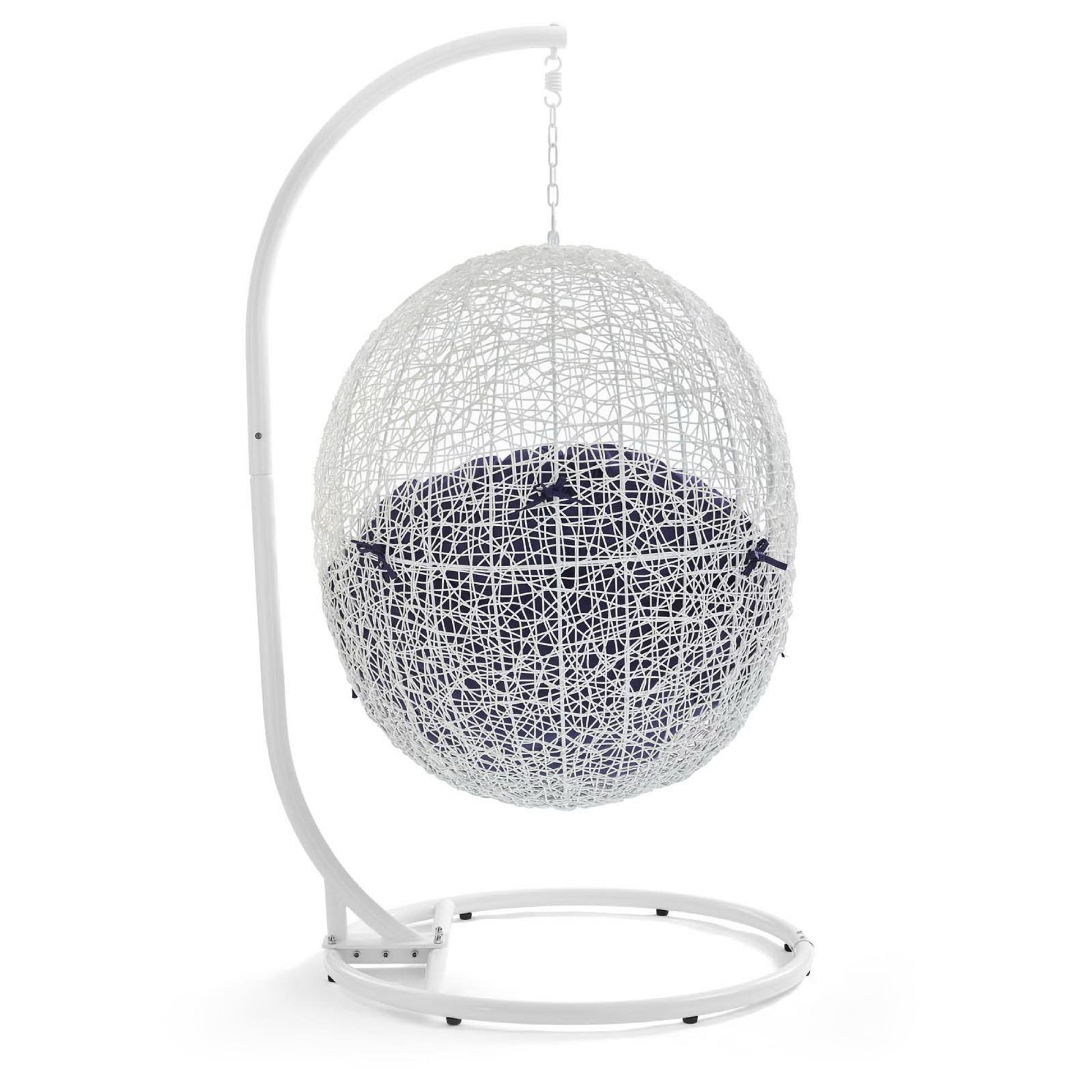 Hide Outdoor Patio Sunbrella� Swing Chair With Stand by Modway - Best Buy Furniture