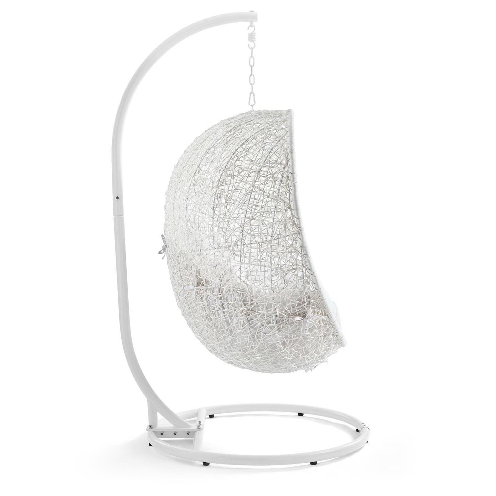 Hide Outdoor Patio Sunbrella� Swing Chair With Stand by Modway - Best Buy Furniture