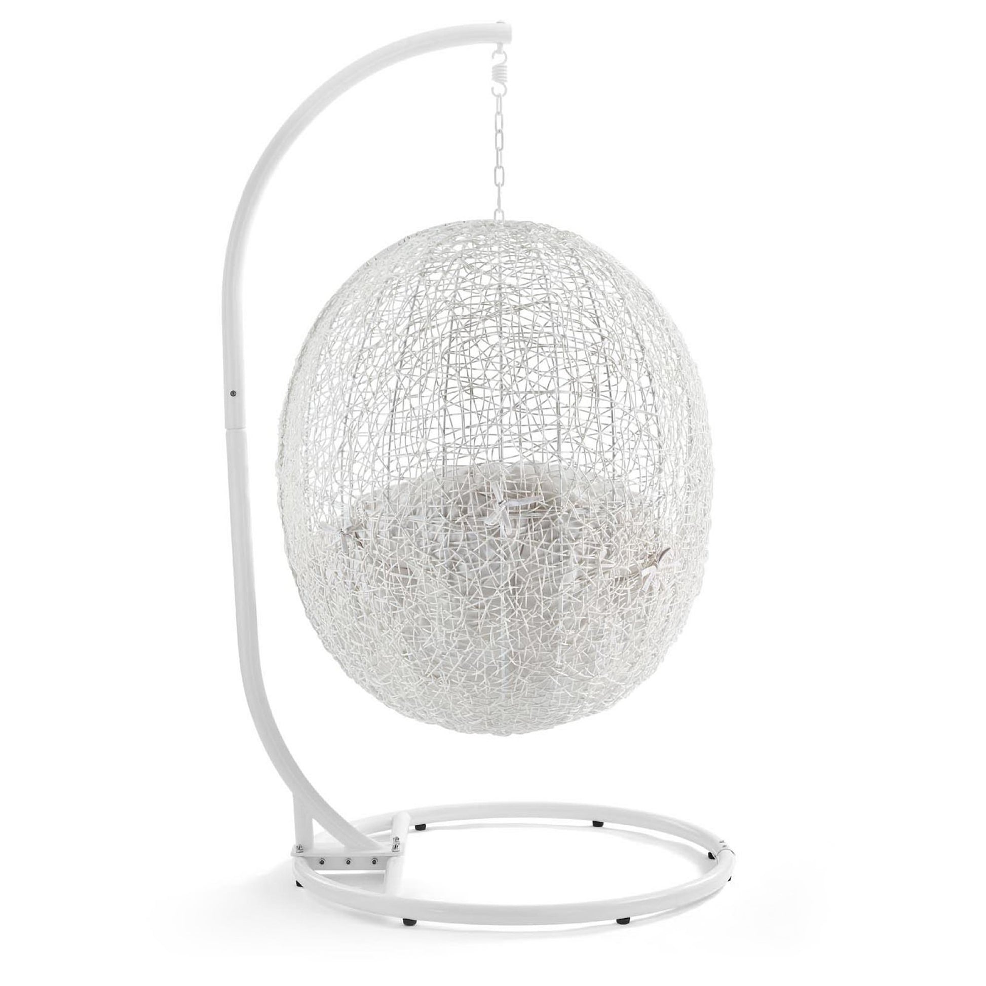 Hide Outdoor Patio Sunbrella� Swing Chair With Stand by Modway - Best Buy Furniture