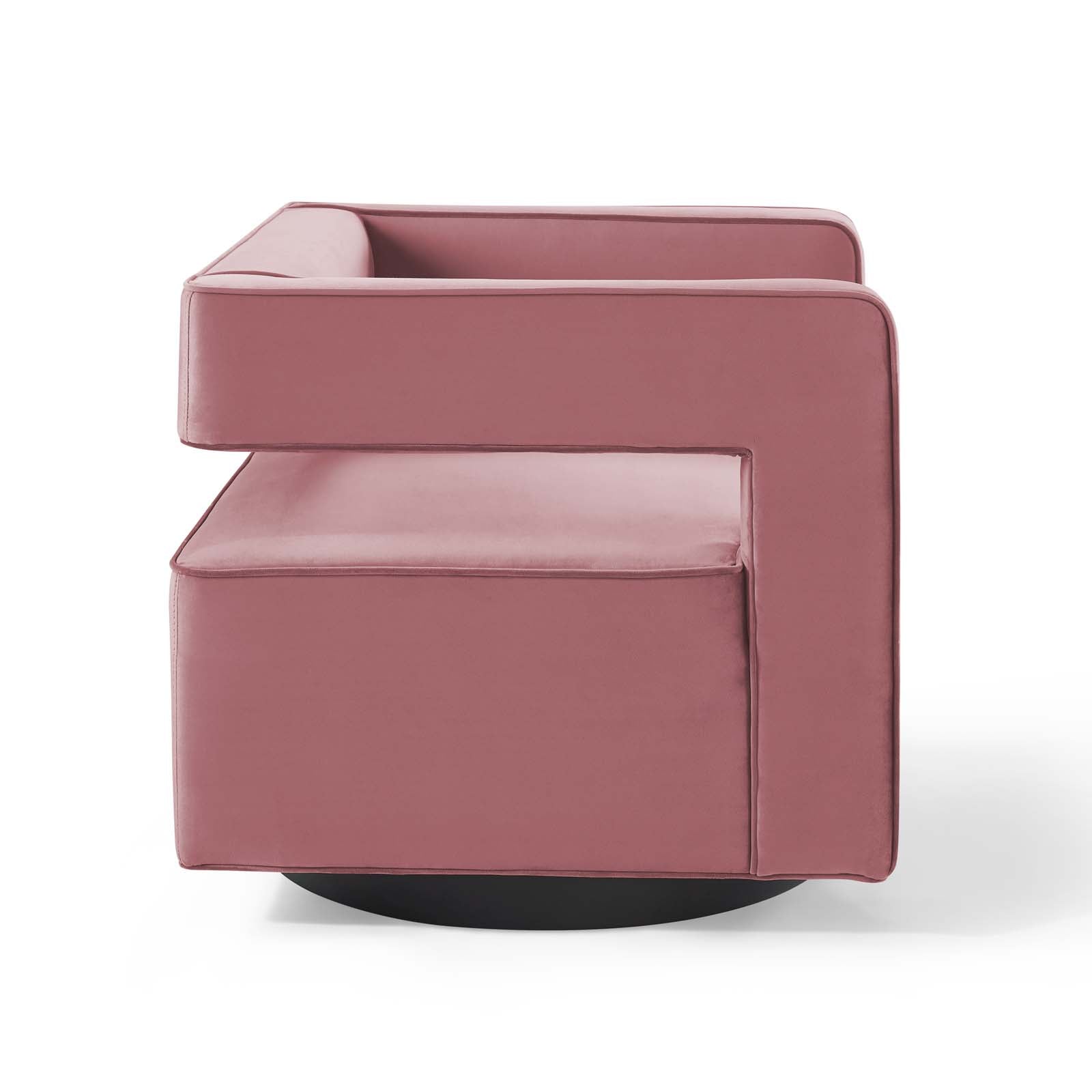 Booth Performance Velvet Performance Velvet Swivel Armchair - Best Buy Furniture