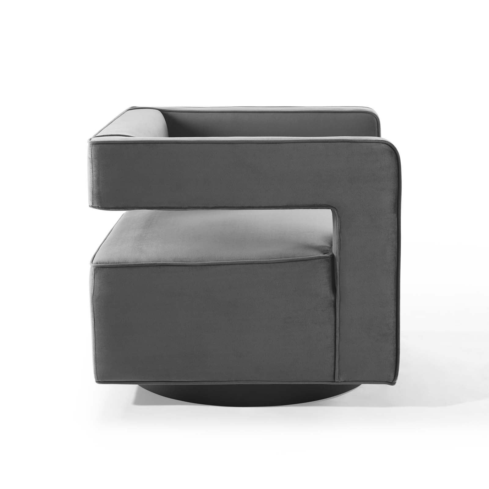 Booth Performance Velvet Performance Velvet Swivel Armchair - Best Buy Furniture