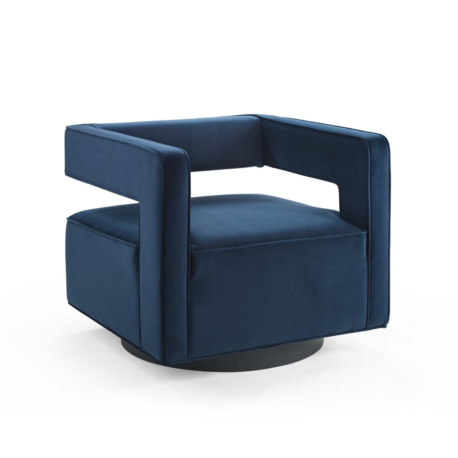 Booth Performance Velvet Performance Velvet Swivel Armchair - Best Buy Furniture