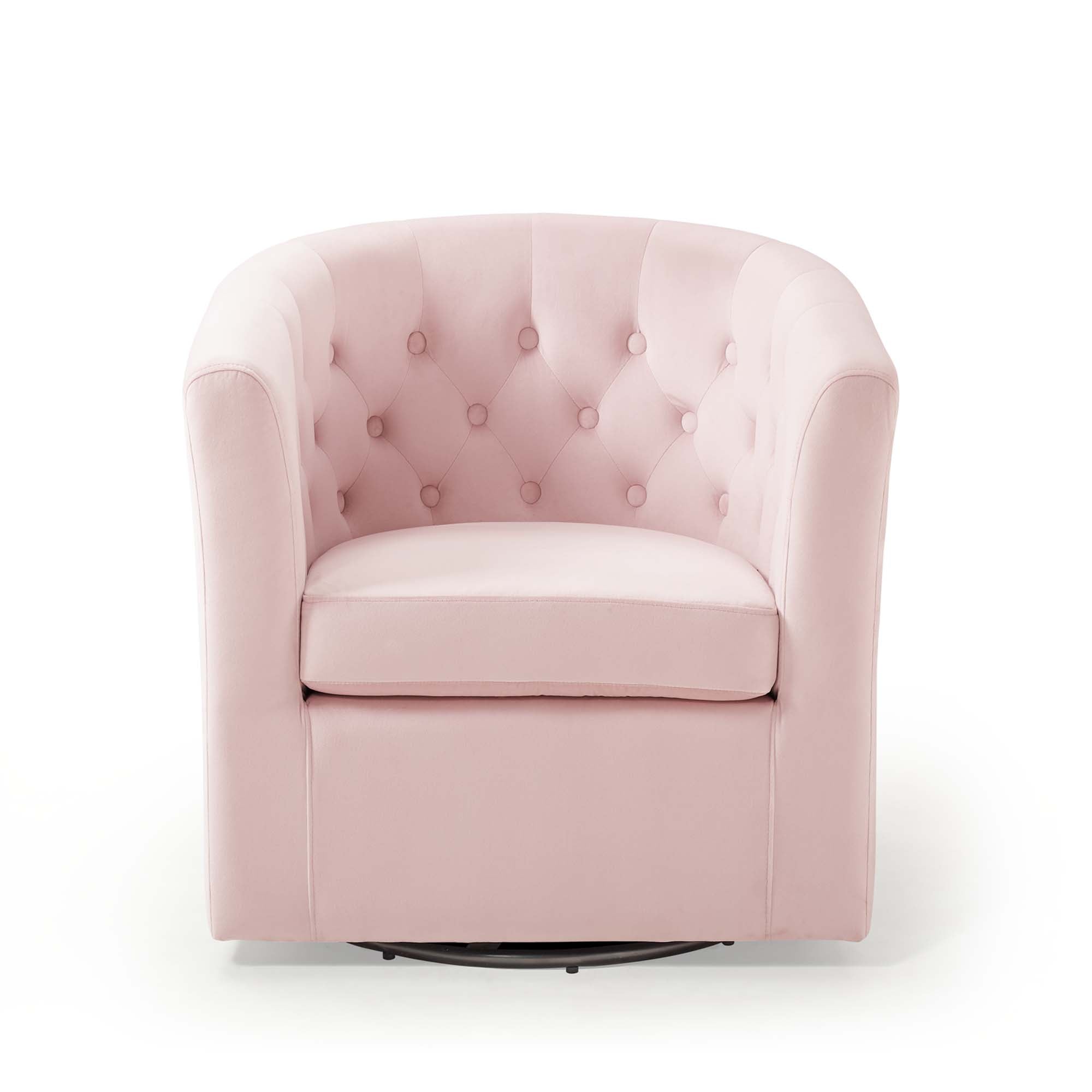 Prospect Tufted Performance Velvet Swivel Armchair - Best Buy Furniture