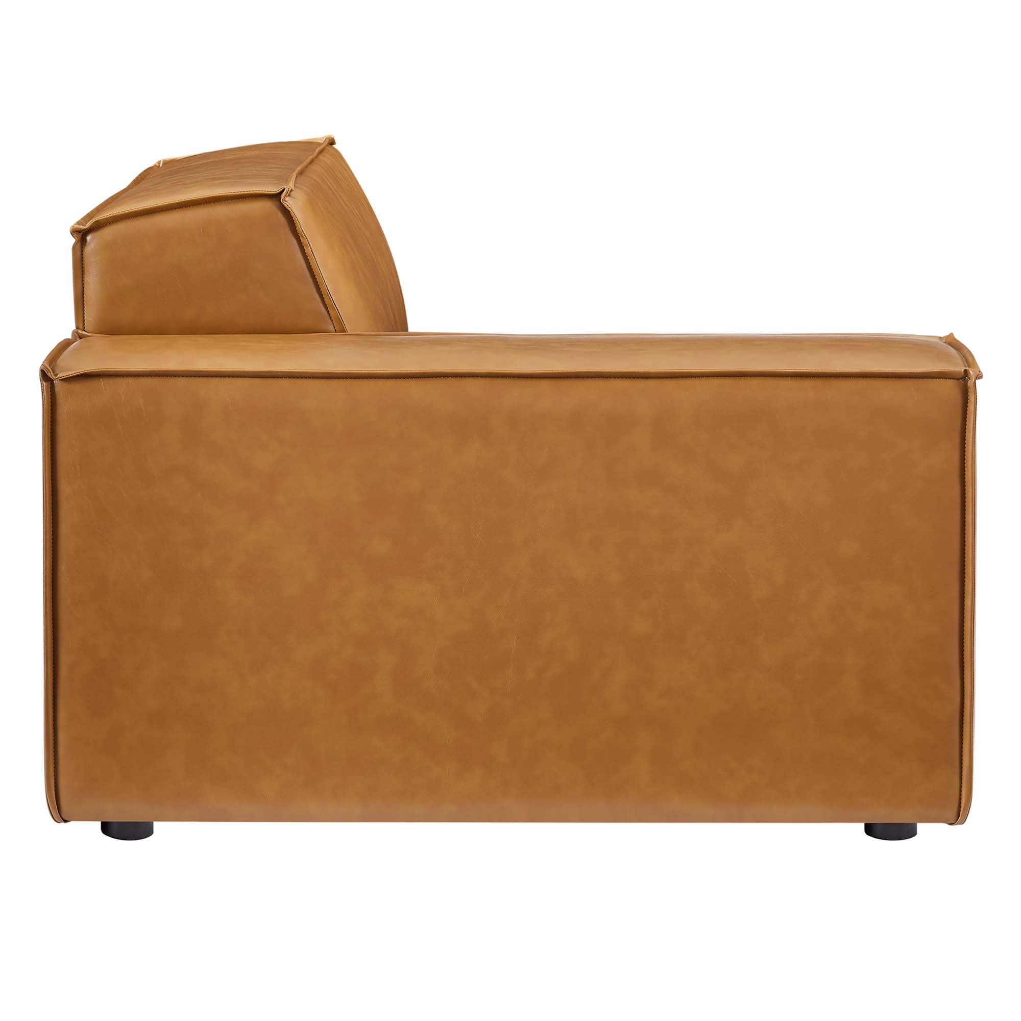 Restore Left-Arm Vegan Leather Sectional Sofa Chair by Modway - Best Buy Furniture