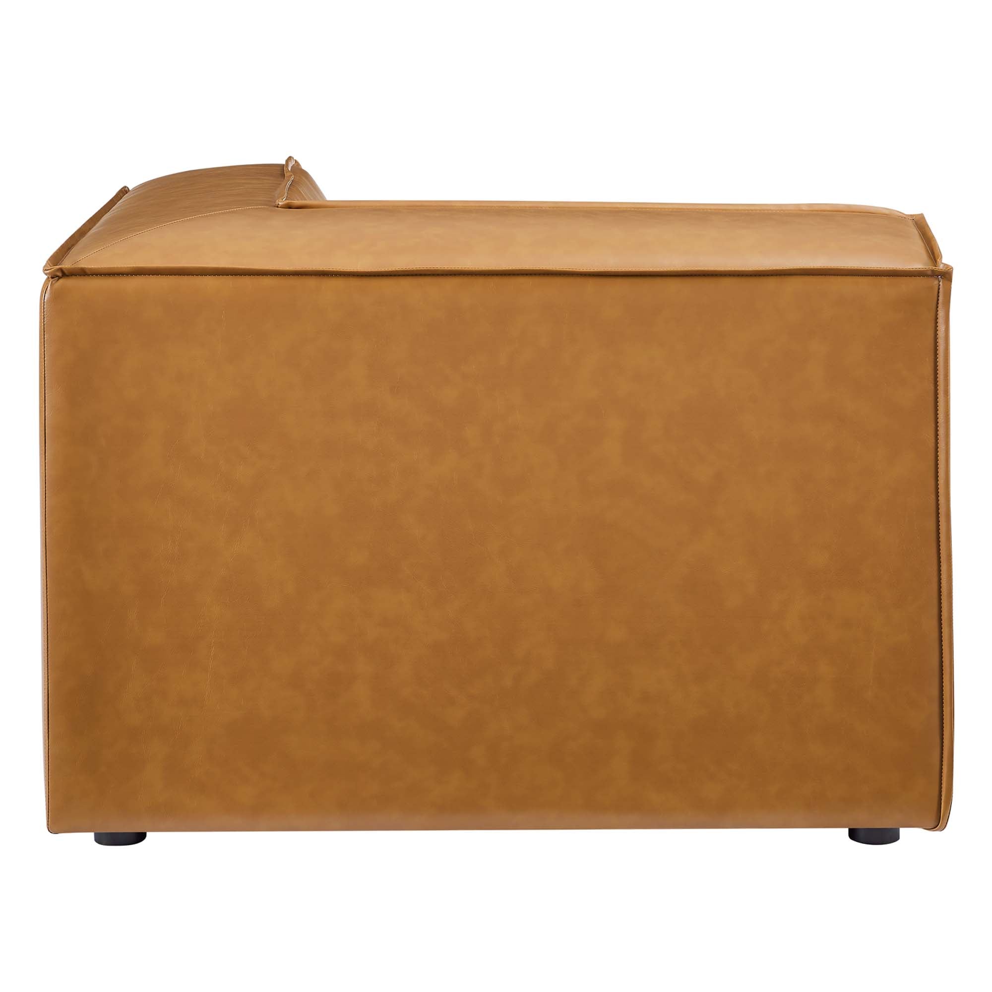 Restore Vegan Leather Sectional Sofa Corner Chair by Modway - Best Buy Furniture