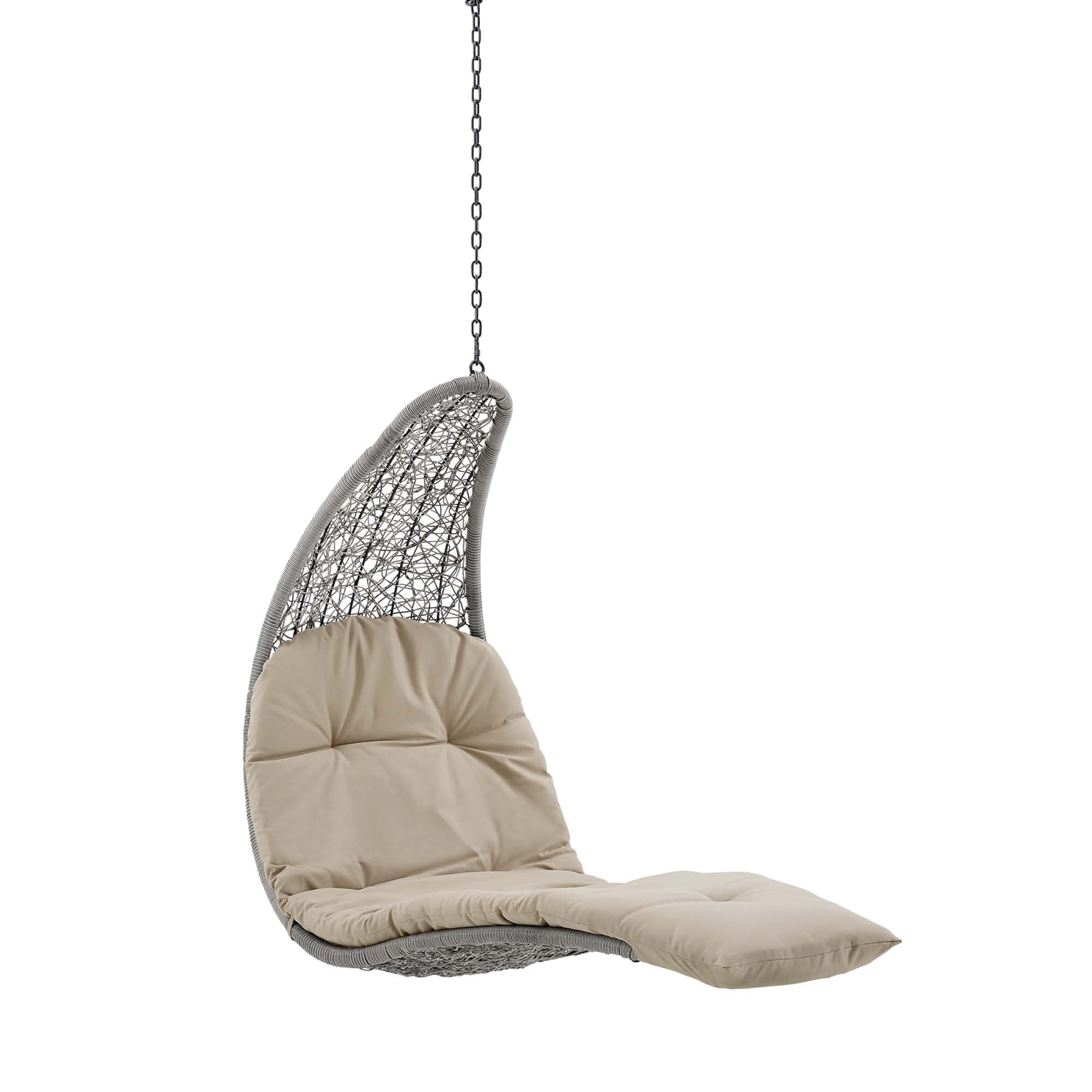Landscape Hanging Chaise Lounge Outdoor Patio Swing Chair by Modway - Best Buy Furniture