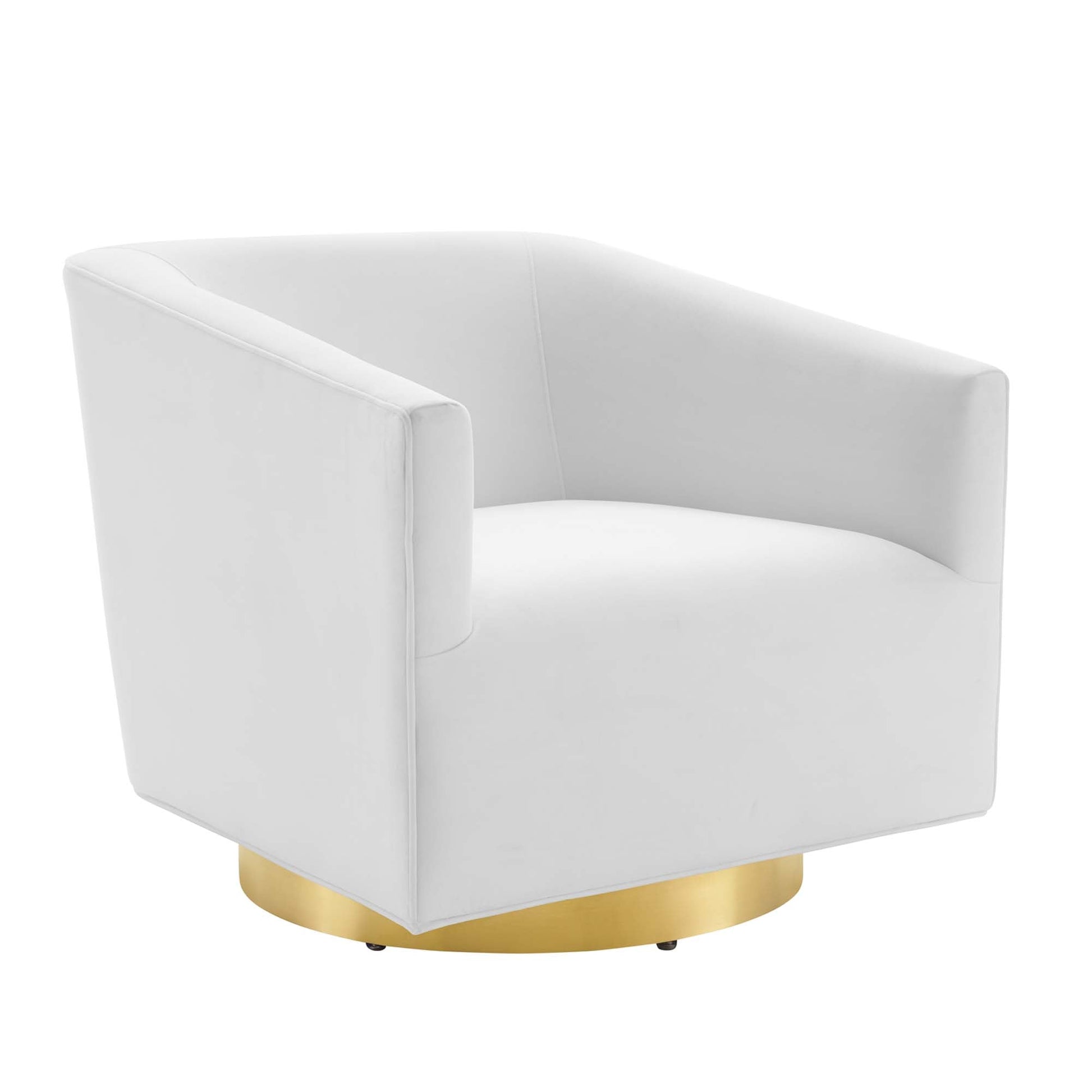 Twist Accent Lounge Performance Velvet Swivel Chair - Best Buy Furniture